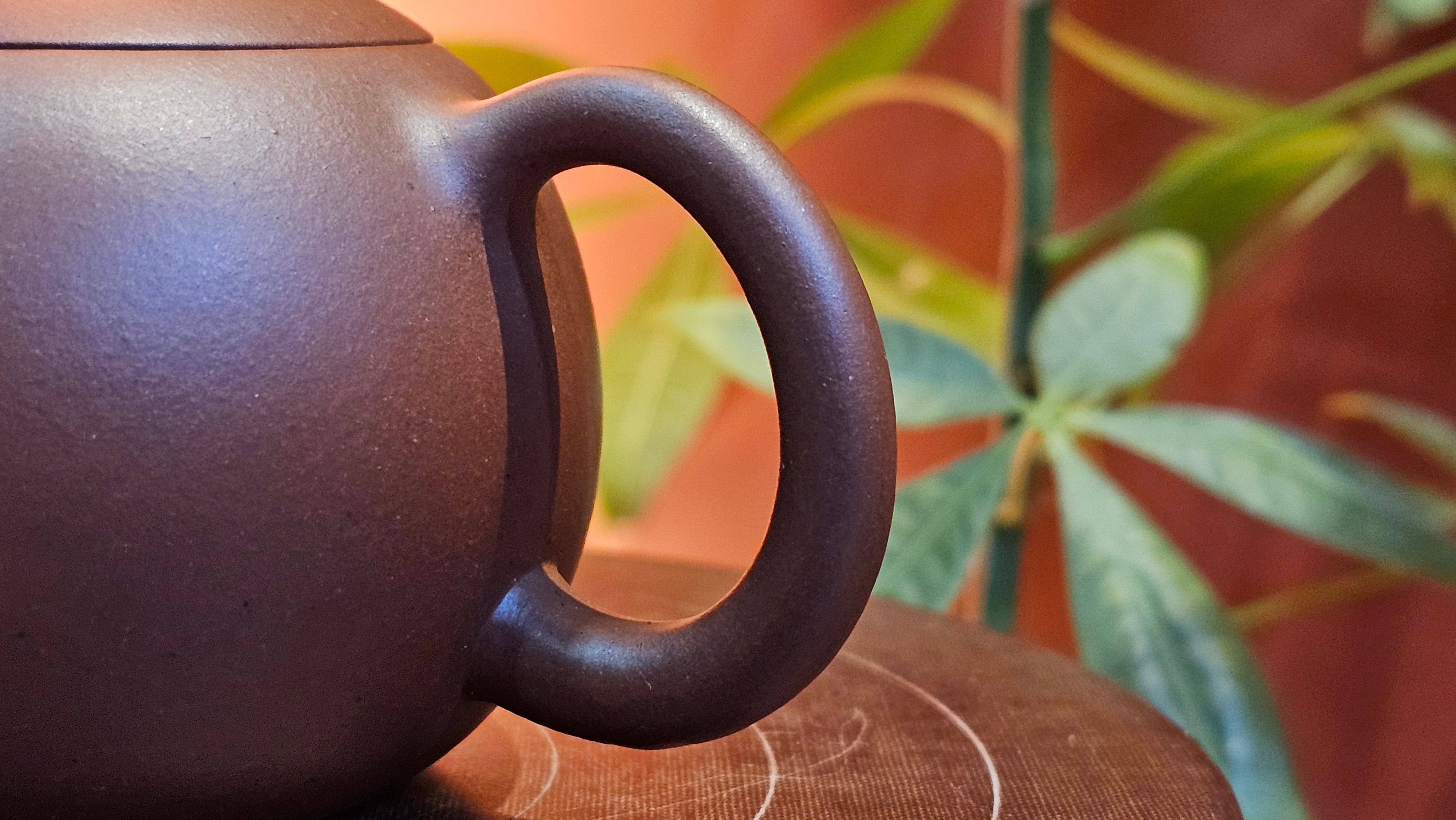 Xi Shi 西施, 171.6ml, Di Cao Qing Zi Ni 底槽青紫泥, by Craftsman Gu Xiao Ming 顾小明。