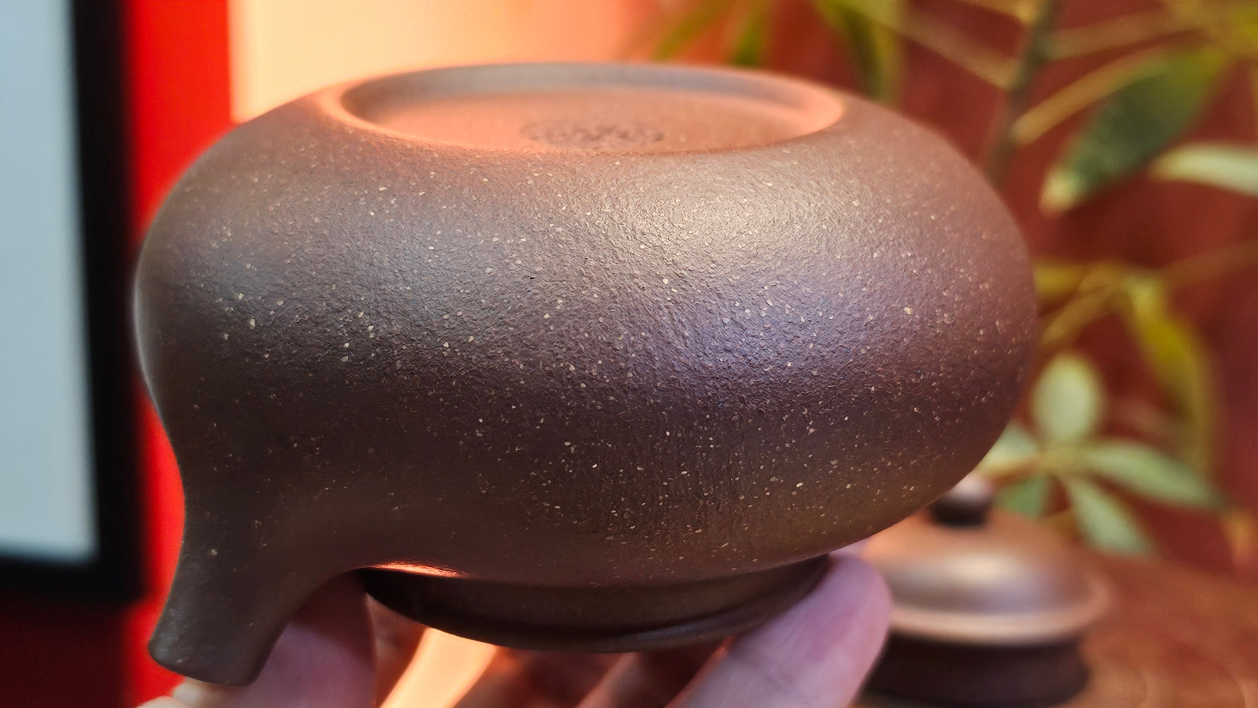 Rong Tian 容天, 248.3ml, Lao Zi Ni 老紫泥 (Particular High Graininess, and Low Sieve Count), by Craftsman Chen Fa Chu 陈法初 ~ Congratulations to Mr T.L., 1957hrs 16th Apr, Singapore 🇸🇬.