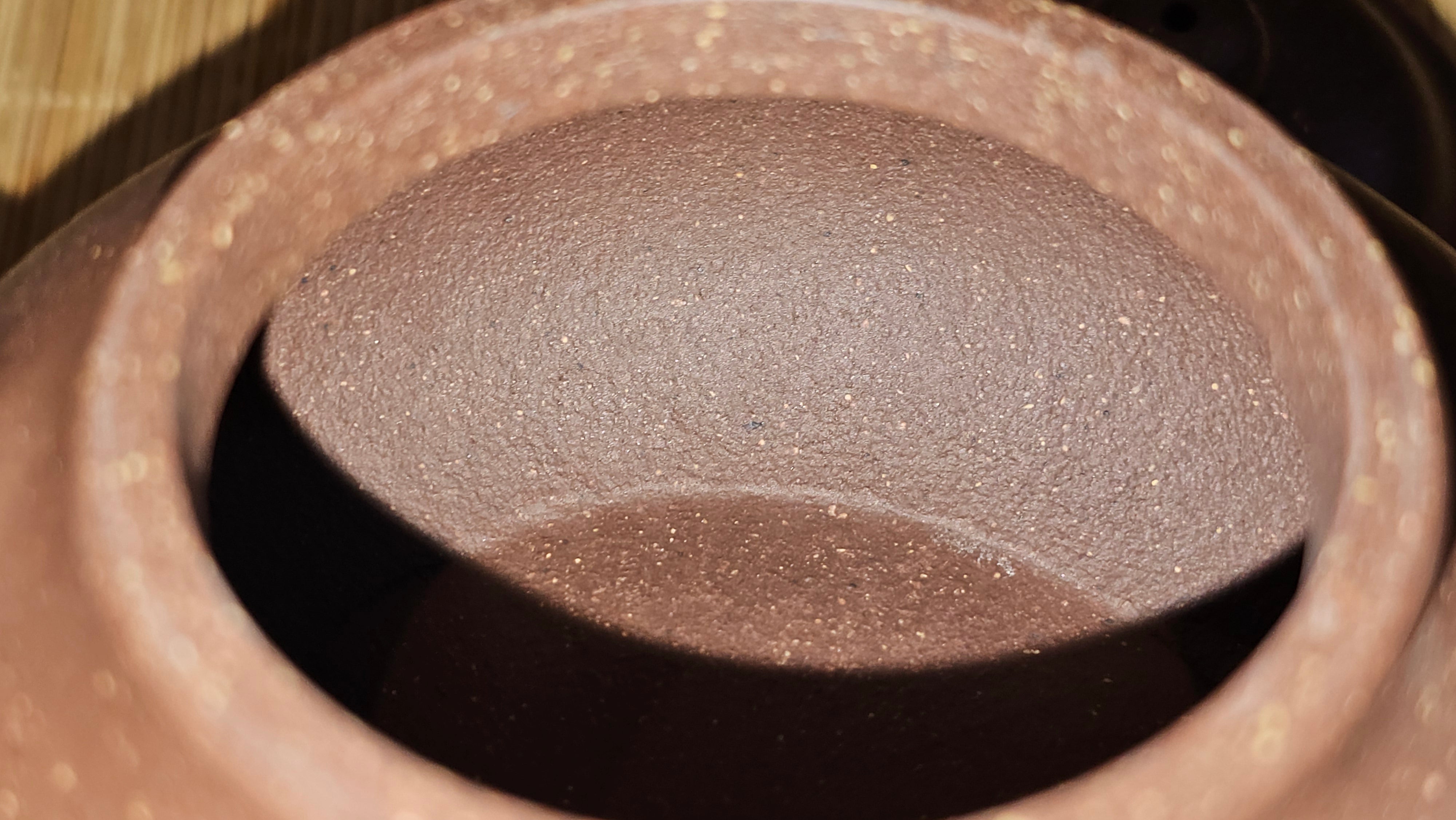 Rong Tian 容天, 248.3ml, Lao Zi Ni 老紫泥 (Particular High Graininess, and Low Sieve Count), by Craftsman Chen Fa Chu 陈法初 ~ Congratulations to Mr T.L., 1957hrs 16th Apr, Singapore 🇸🇬.