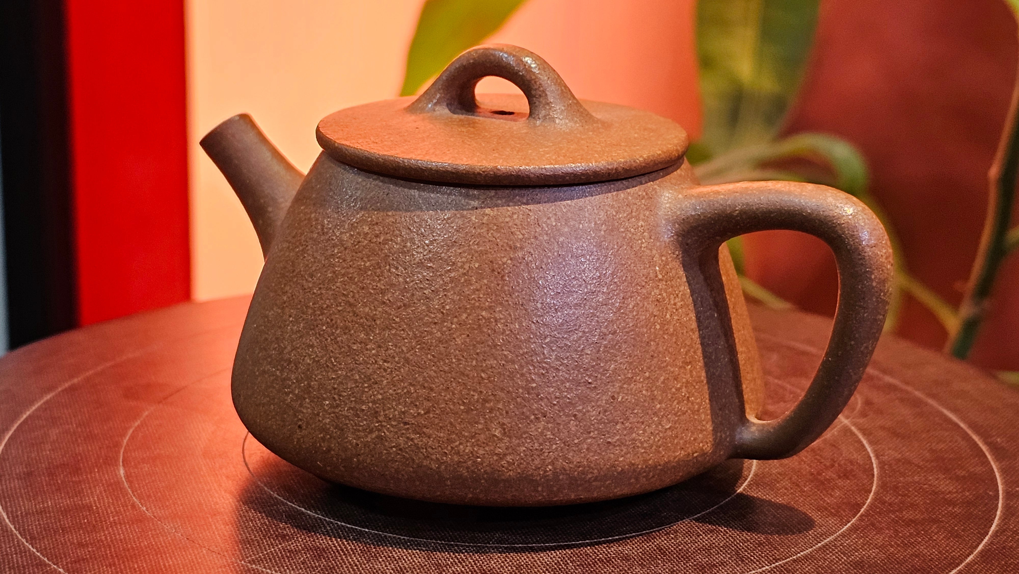 Shi Piao 石瓢 (Gao Shi Piao 高石瓢), 116.3ml, Huang Jiang Po Ni 黄降坡泥, by our Collaborative Craftsman Chen Hua Jun 陈华军 ~ Congratulations to Mr A.D.P, 2357hrs 6th May 2025, Leuven, Belgium 🇧🇪.