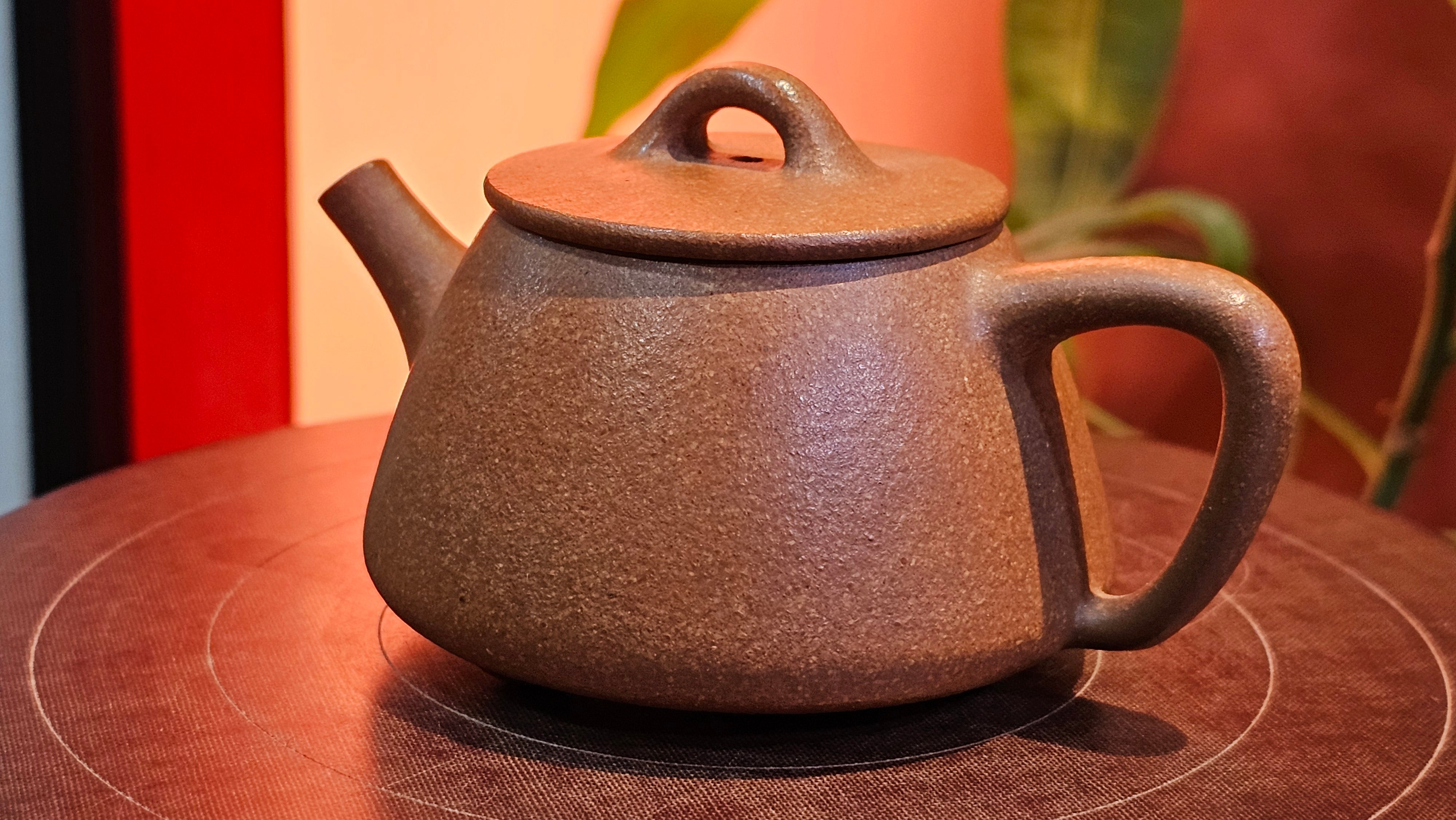 Shi Piao 石瓢 (Gao Shi Piao 高石瓢), 116.3ml, Huang Jiang Po Ni 黄降坡泥, by our Collaborative Craftsman Chen Hua Jun 陈华军 ~ Congratulations to Mr A.D.P, 2357hrs 6th May 2025, Leuven, Belgium 🇧🇪.