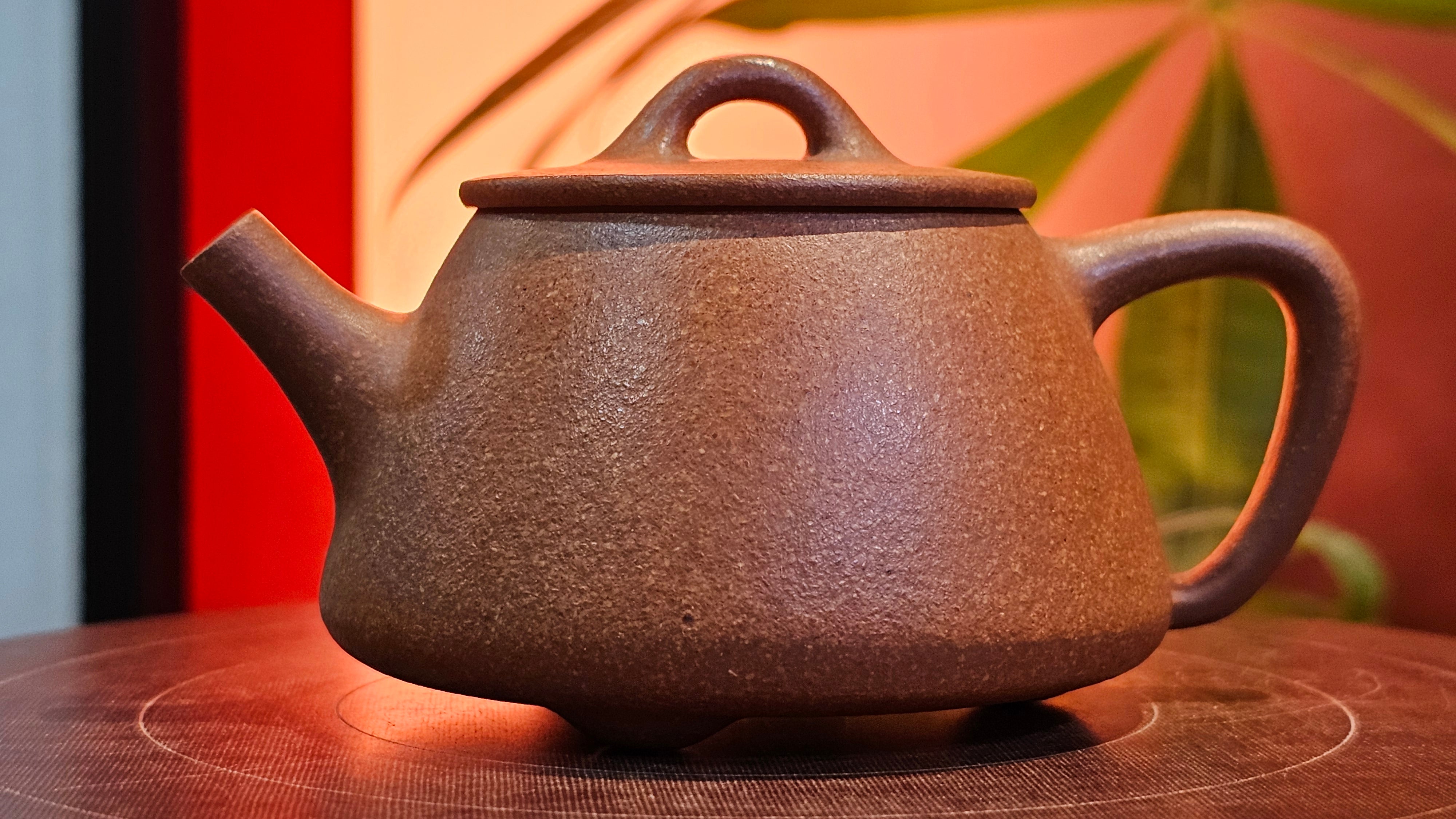 Shi Piao 石瓢 (Gao Shi Piao 高石瓢), 116.3ml, Huang Jiang Po Ni 黄降坡泥, by our Collaborative Craftsman Chen Hua Jun 陈华军 ~ Congratulations to Mr A.D.P, 2357hrs 6th May 2025, Leuven, Belgium 🇧🇪.