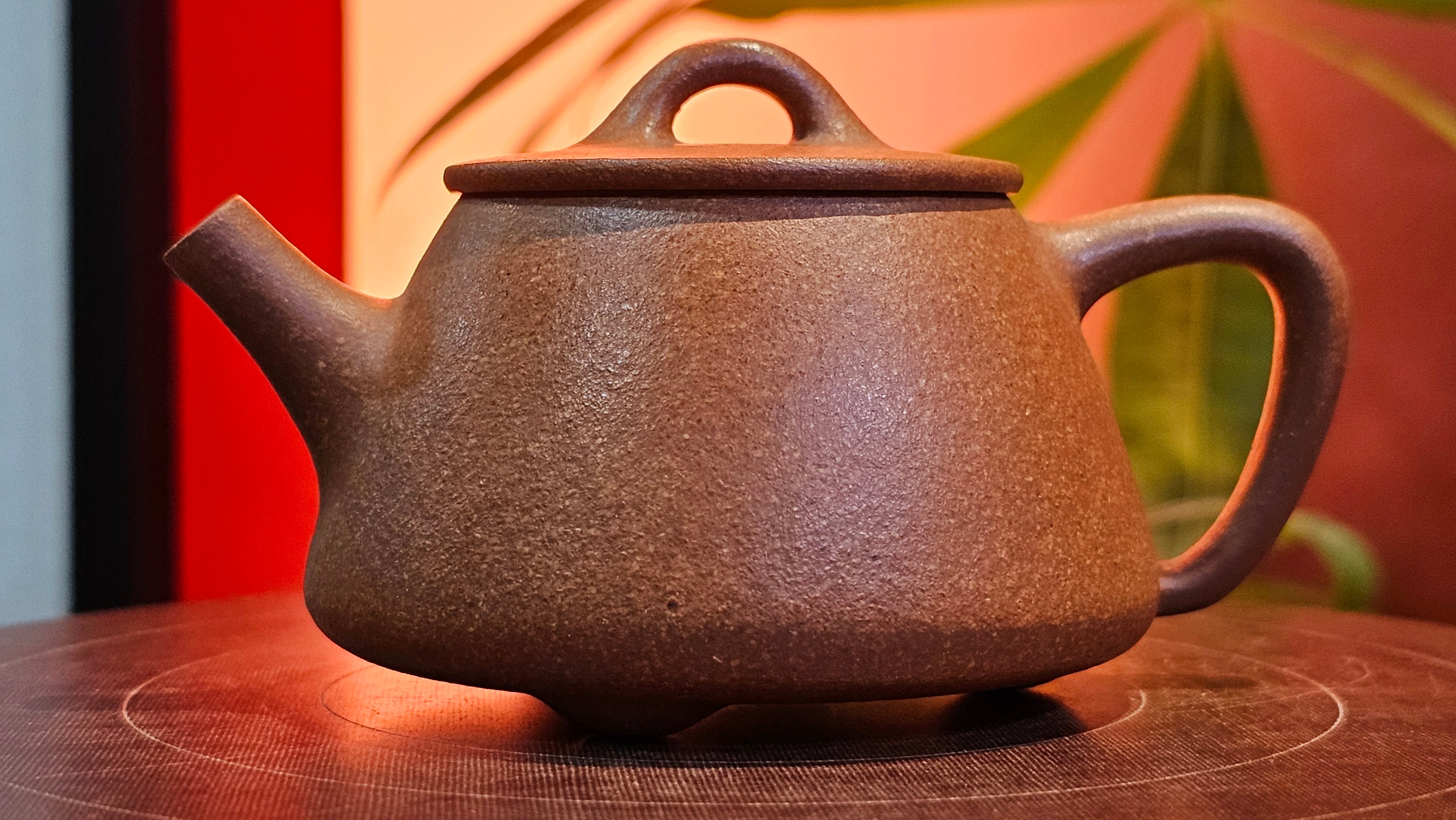 Shi Piao 石瓢 (Gao Shi Piao 高石瓢), 116.3ml, Huang Jiang Po Ni 黄降坡泥, by our Collaborative Craftsman Chen Hua Jun 陈华军 ~ Congratulations to Mr A.D.P, 2357hrs 6th May 2025, Leuven, Belgium 🇧🇪.