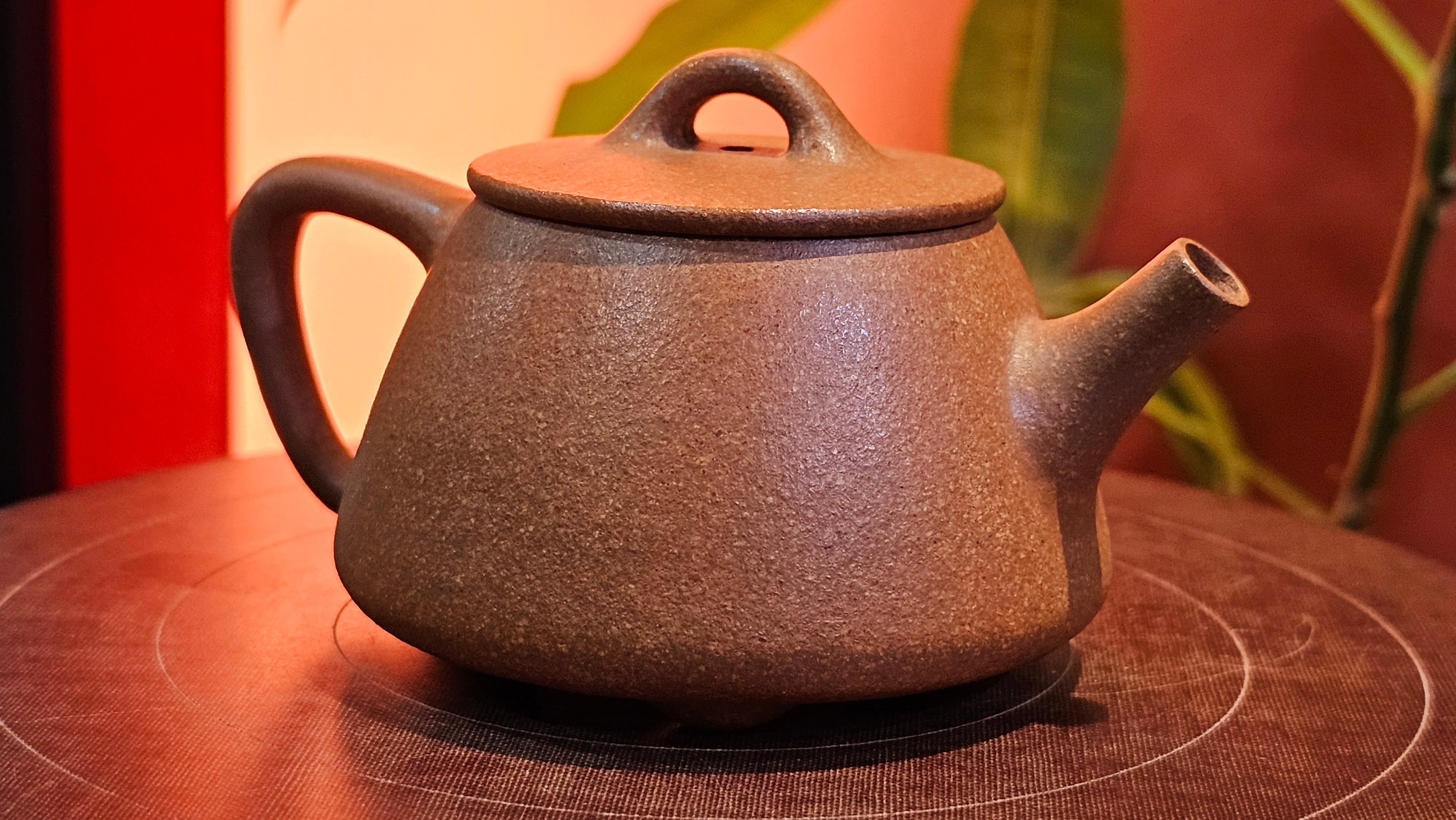 Shi Piao 石瓢 (Gao Shi Piao 高石瓢), 116.3ml, Huang Jiang Po Ni 黄降坡泥, by our Collaborative Craftsman Chen Hua Jun 陈华军 ~ Congratulations to Mr A.D.P, 2357hrs 6th May 2025, Leuven, Belgium 🇧🇪.