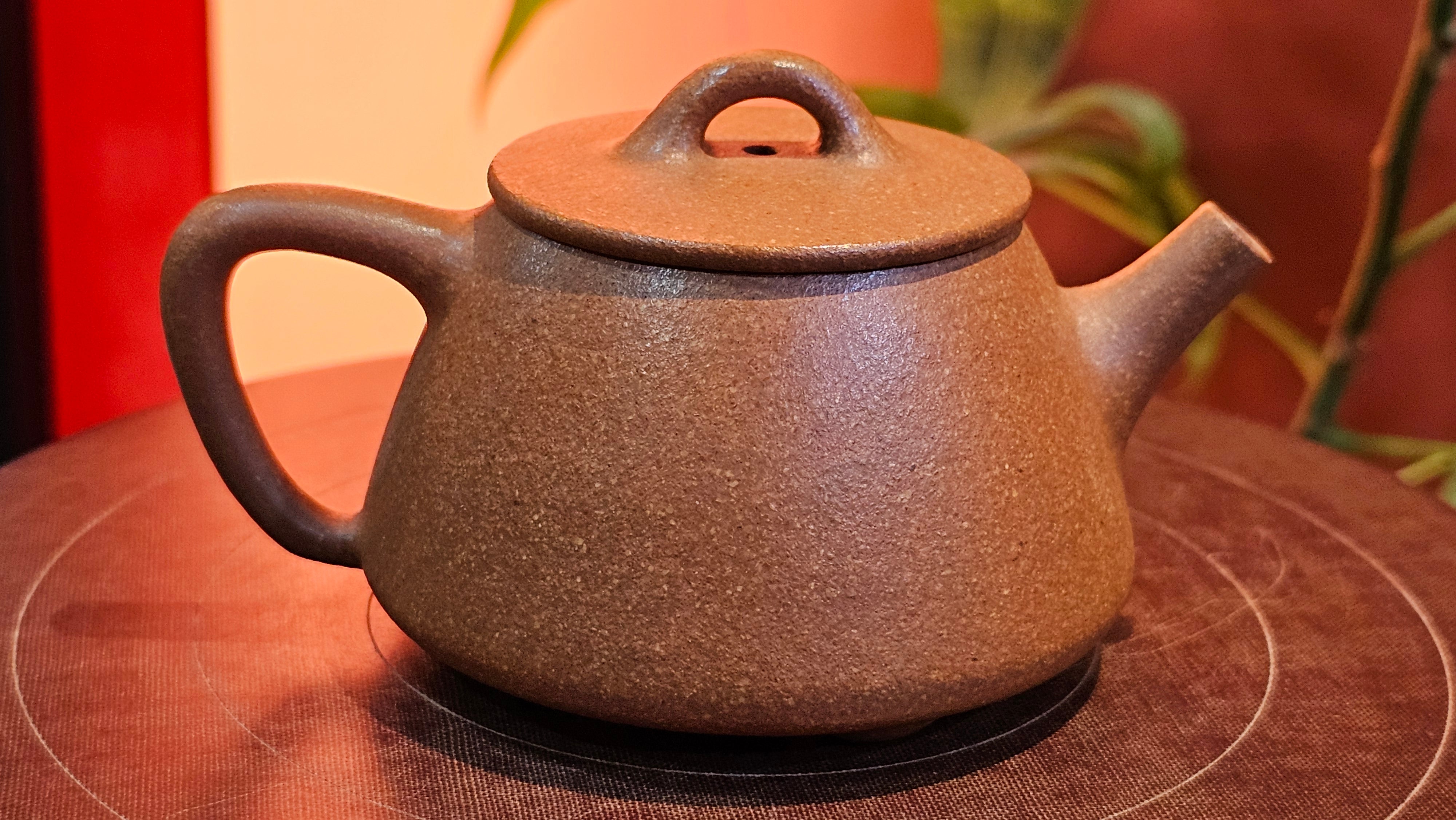 Shi Piao 石瓢 (Gao Shi Piao 高石瓢), 116.3ml, Huang Jiang Po Ni 黄降坡泥, by our Collaborative Craftsman Chen Hua Jun 陈华军 ~ Congratulations to Mr A.D.P, 2357hrs 6th May 2025, Leuven, Belgium 🇧🇪.