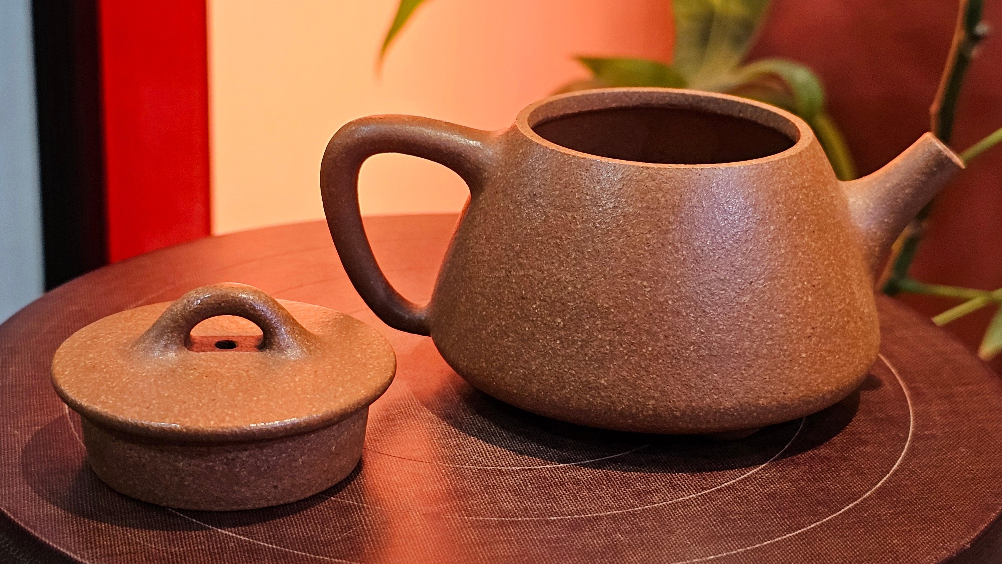 Shi Piao 石瓢 (Gao Shi Piao 高石瓢), 116.3ml, Huang Jiang Po Ni 黄降坡泥, by our Collaborative Craftsman Chen Hua Jun 陈华军 ~ Congratulations to Mr A.D.P, 2357hrs 6th May 2025, Leuven, Belgium 🇧🇪.