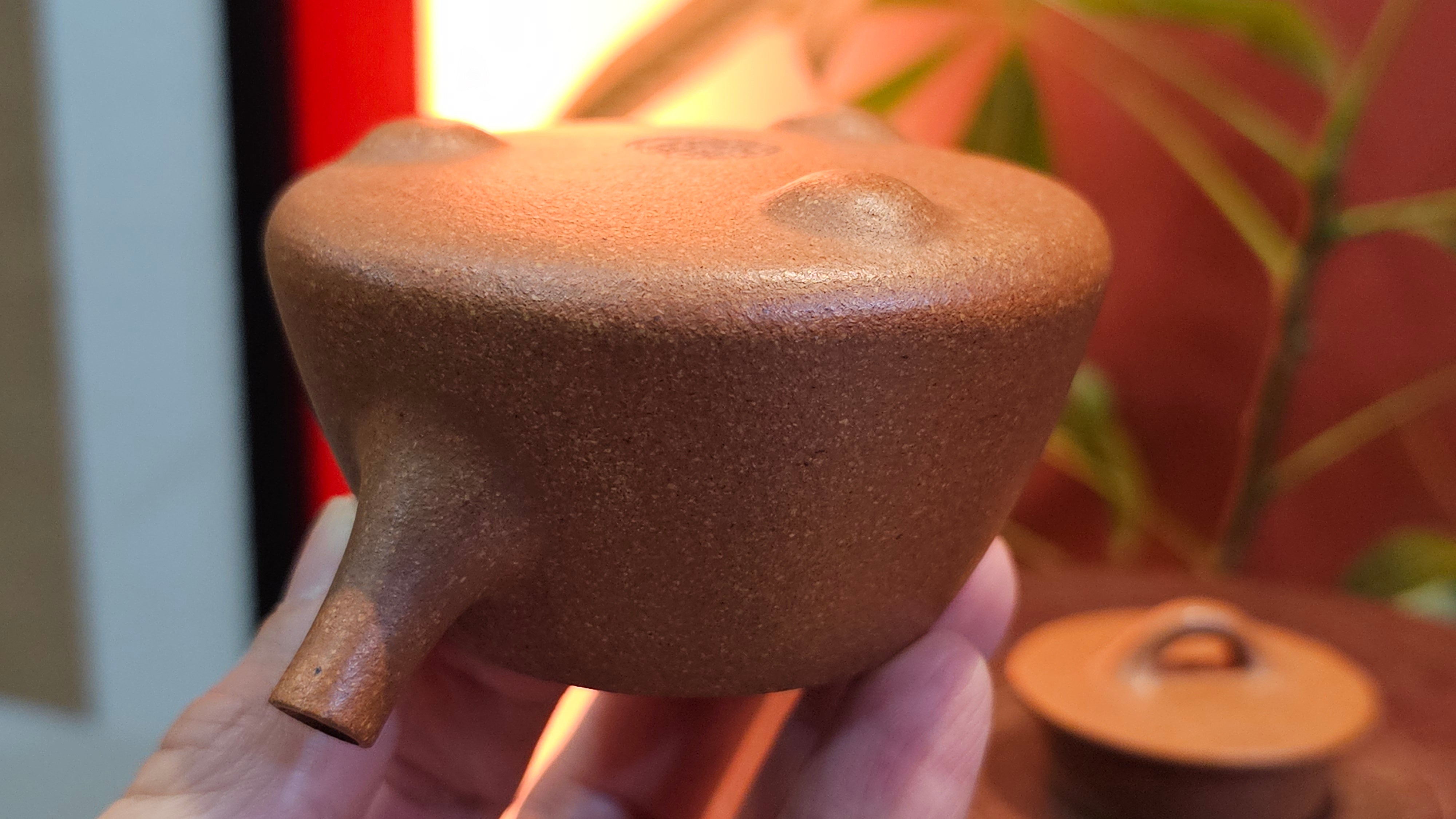 Shi Piao 石瓢 (Gao Shi Piao 高石瓢), 116.3ml, Huang Jiang Po Ni 黄降坡泥, by our Collaborative Craftsman Chen Hua Jun 陈华军 ~ Congratulations to Mr A.D.P, 2357hrs 6th May 2025, Leuven, Belgium 🇧🇪.