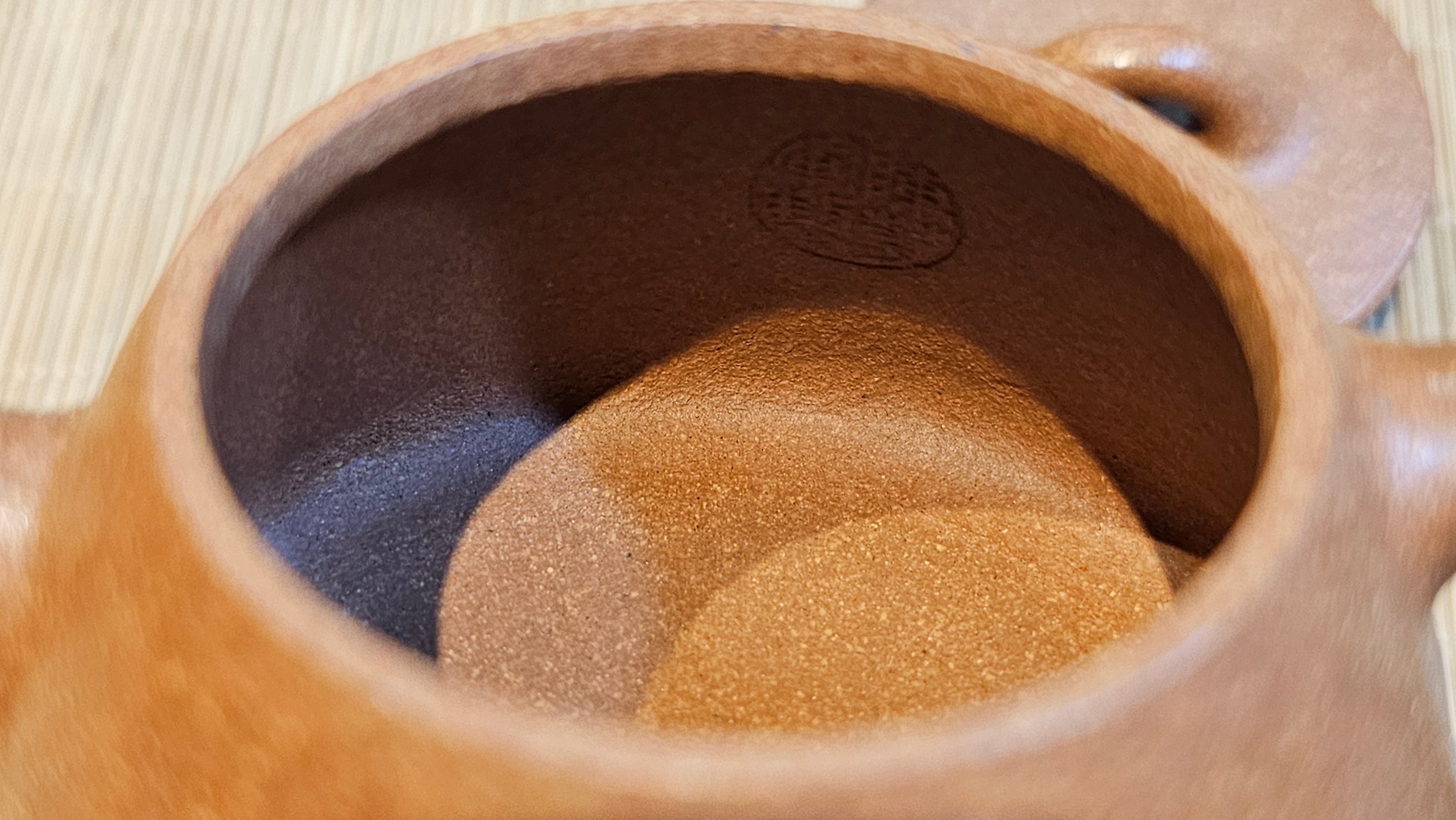 Shi Piao 石瓢 (Gao Shi Piao 高石瓢), 116.3ml, Huang Jiang Po Ni 黄降坡泥, by our Collaborative Craftsman Chen Hua Jun 陈华军 ~ Congratulations to Mr A.D.P, 2357hrs 6th May 2025, Leuven, Belgium 🇧🇪.