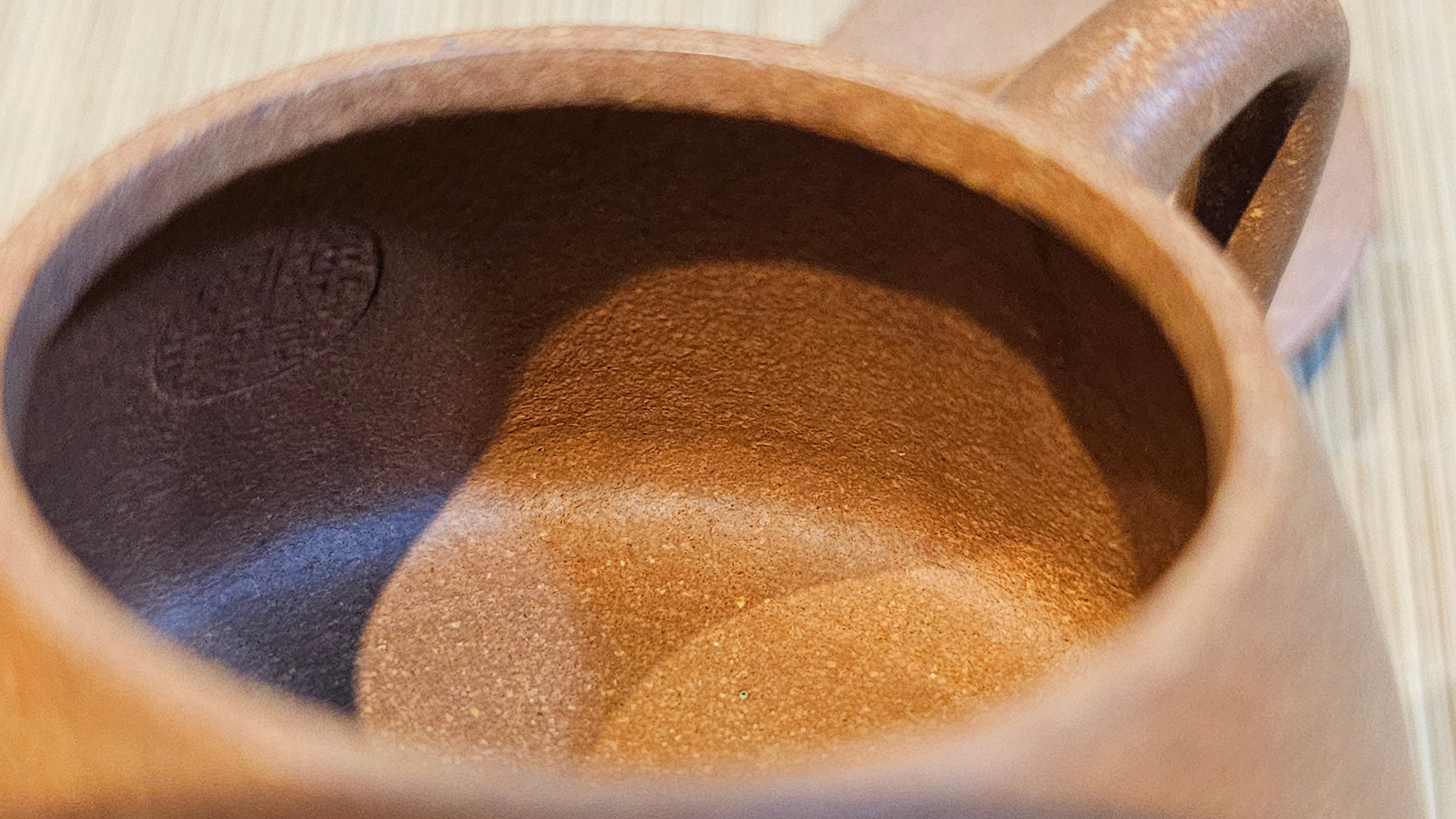 Shi Piao 石瓢 (Gao Shi Piao 高石瓢), 116.3ml, Huang Jiang Po Ni 黄降坡泥, by our Collaborative Craftsman Chen Hua Jun 陈华军 ~ Congratulations to Mr A.D.P, 2357hrs 6th May 2025, Leuven, Belgium 🇧🇪.