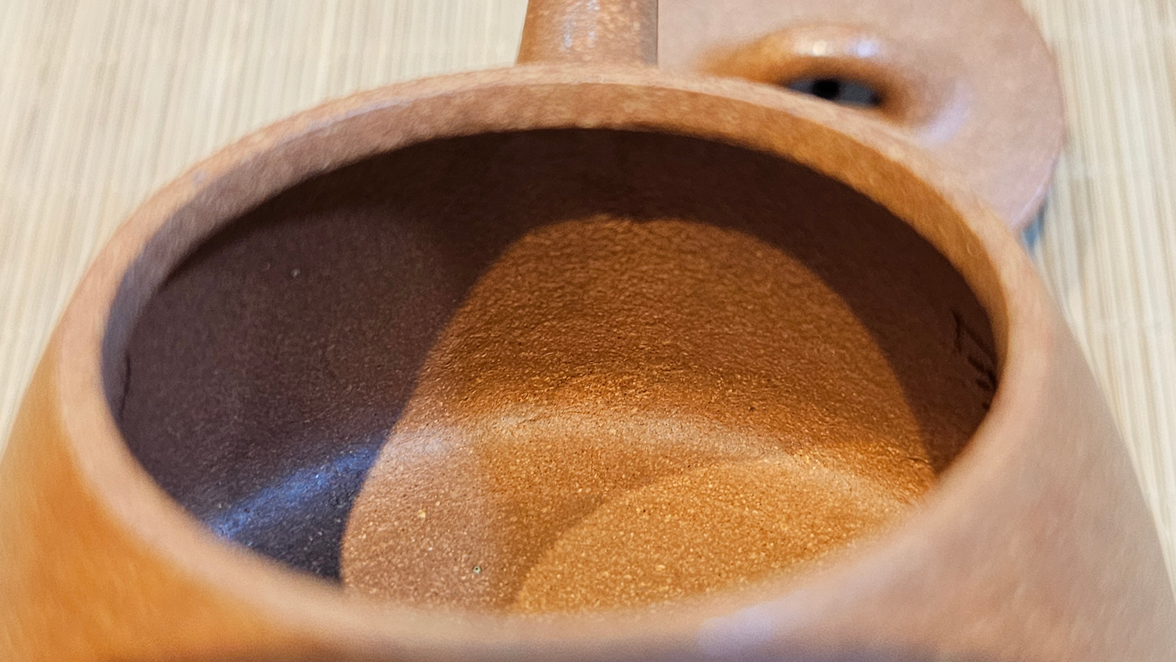 Shi Piao 石瓢 (Gao Shi Piao 高石瓢), 116.3ml, Huang Jiang Po Ni 黄降坡泥, by our Collaborative Craftsman Chen Hua Jun 陈华军 ~ Congratulations to Mr A.D.P, 2357hrs 6th May 2025, Leuven, Belgium 🇧🇪.