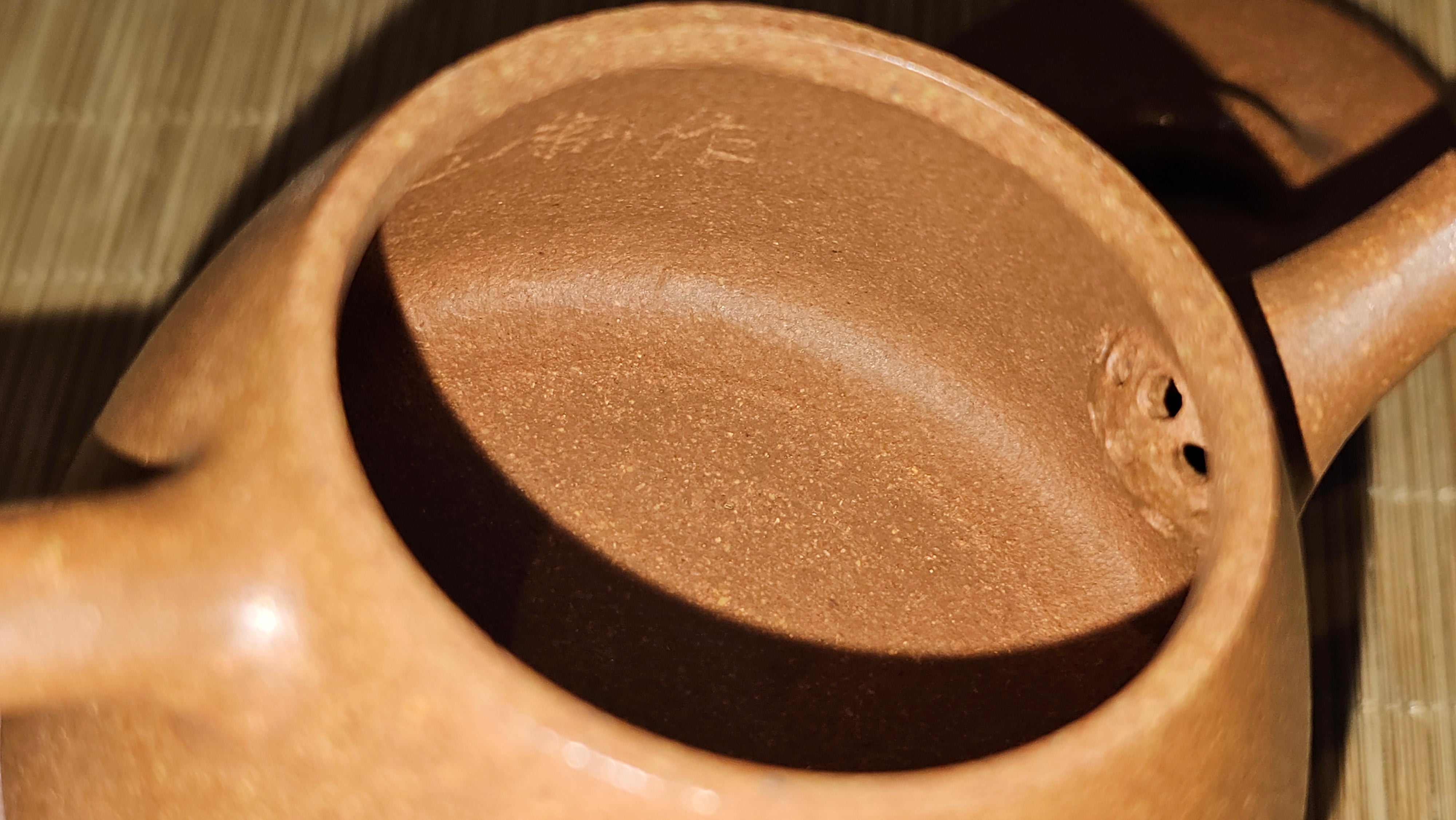 Shi Piao 石瓢 (Gao Shi Piao 高石瓢), 116.3ml, Huang Jiang Po Ni 黄降坡泥, by our Collaborative Craftsman Chen Hua Jun 陈华军 ~ Congratulations to Mr A.D.P, 2357hrs 6th May 2025, Leuven, Belgium 🇧🇪.