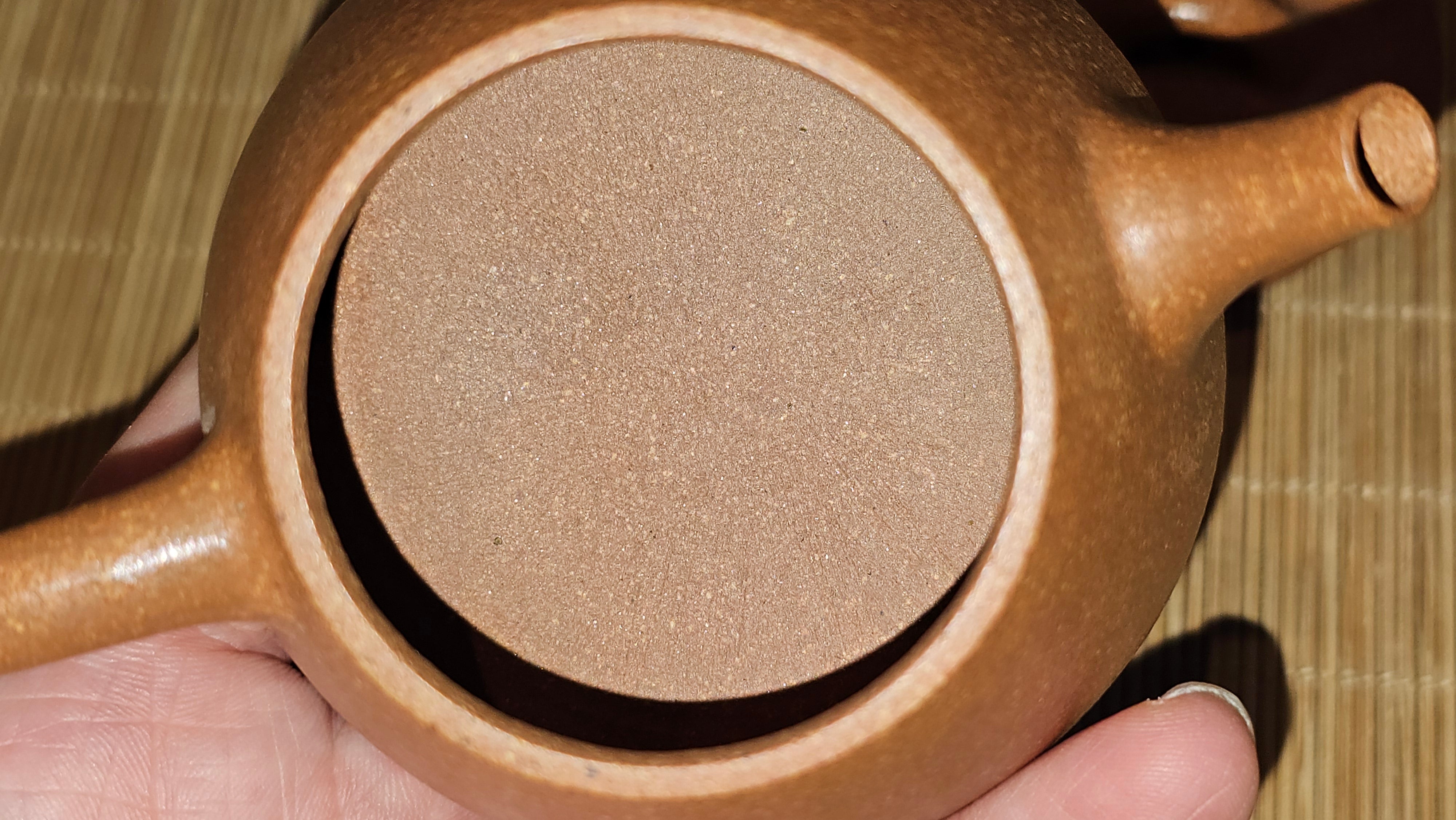 Shi Piao 石瓢 (Gao Shi Piao 高石瓢), 116.3ml, Huang Jiang Po Ni 黄降坡泥, by our Collaborative Craftsman Chen Hua Jun 陈华军 ~ Congratulations to Mr A.D.P, 2357hrs 6th May 2025, Leuven, Belgium 🇧🇪.