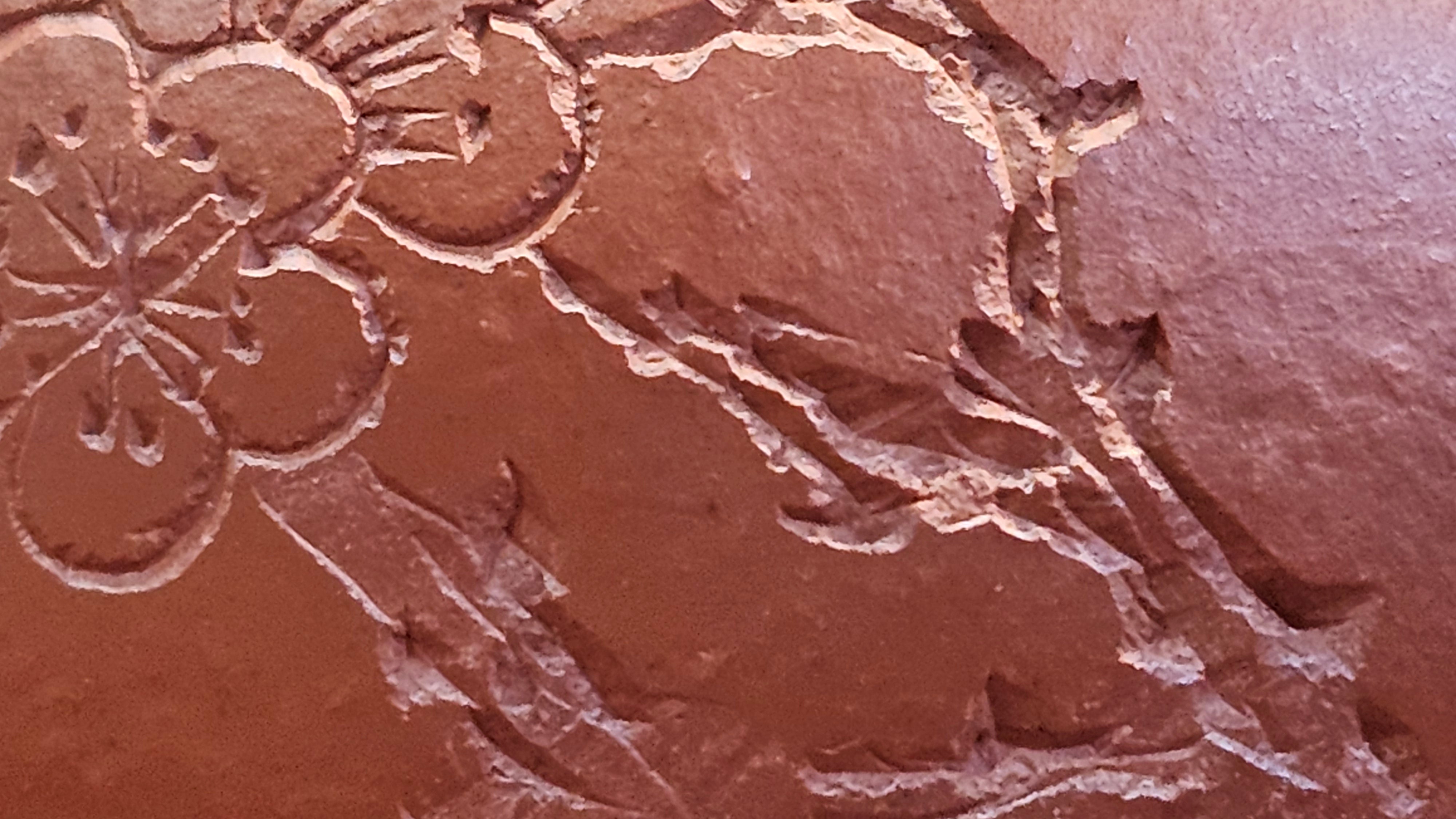 Li Xing 梨形, 171.5ml, Xiao Mei Yao Zhu Ni 小煤窑朱泥 by our Collaborative Craftsman Zhai Yi Yao 翟一耀。Plum Blossoms Engraving 梅花刻绘, 与 "暗香疏影" by Craftsman Yi De Shu 一德书。~ Congratulations to Mr E.P., 1826hrs 10th Apr, Holyoke, MA.