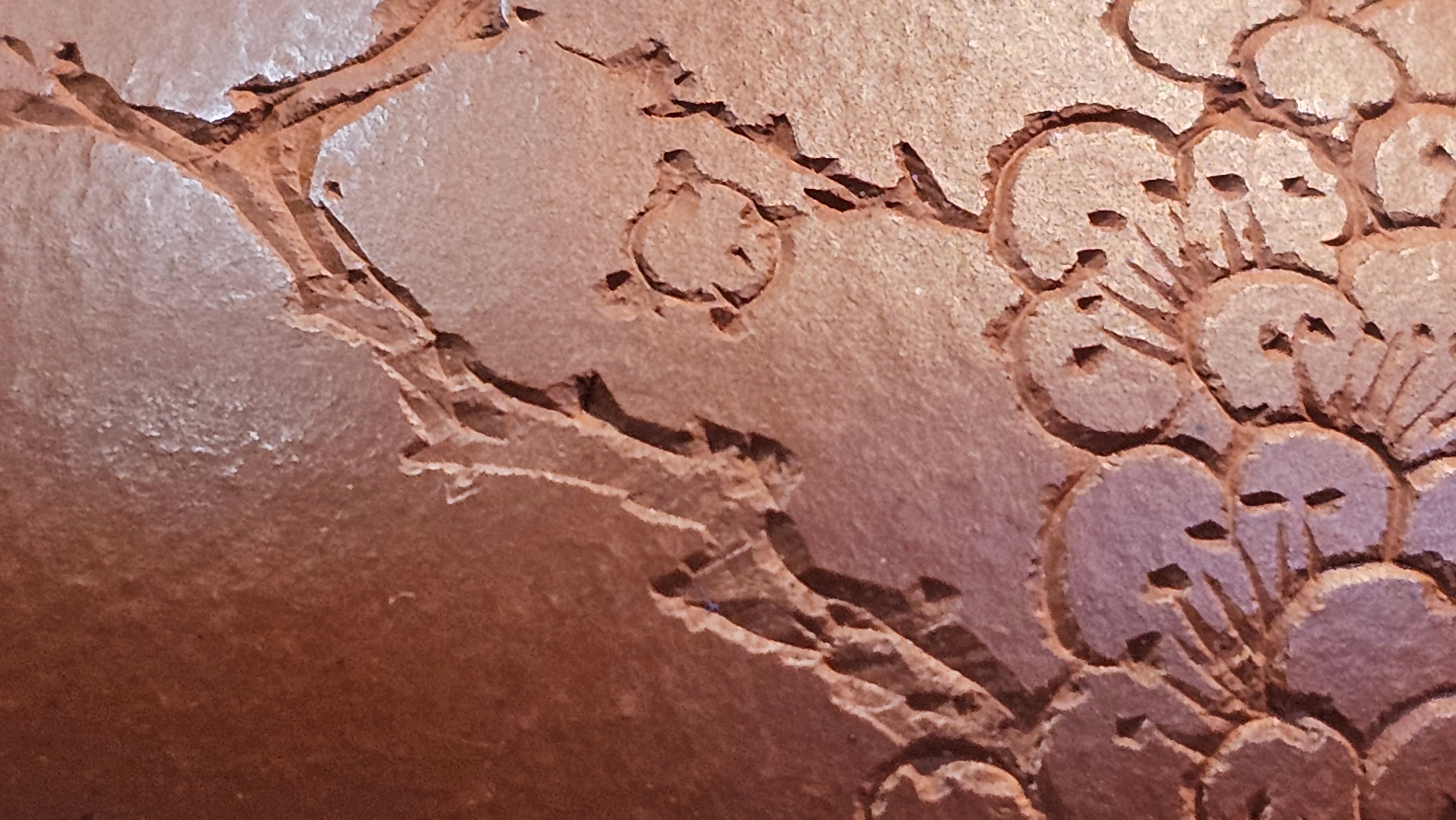 Li Xing 梨形, 171.5ml, Xiao Mei Yao Zhu Ni 小煤窑朱泥 by our Collaborative Craftsman Zhai Yi Yao 翟一耀。Plum Blossoms Engraving 梅花刻绘, 与 "暗香疏影" by Craftsman Yi De Shu 一德书。~ Congratulations to Mr E.P., 1826hrs 10th Apr, Holyoke, MA.