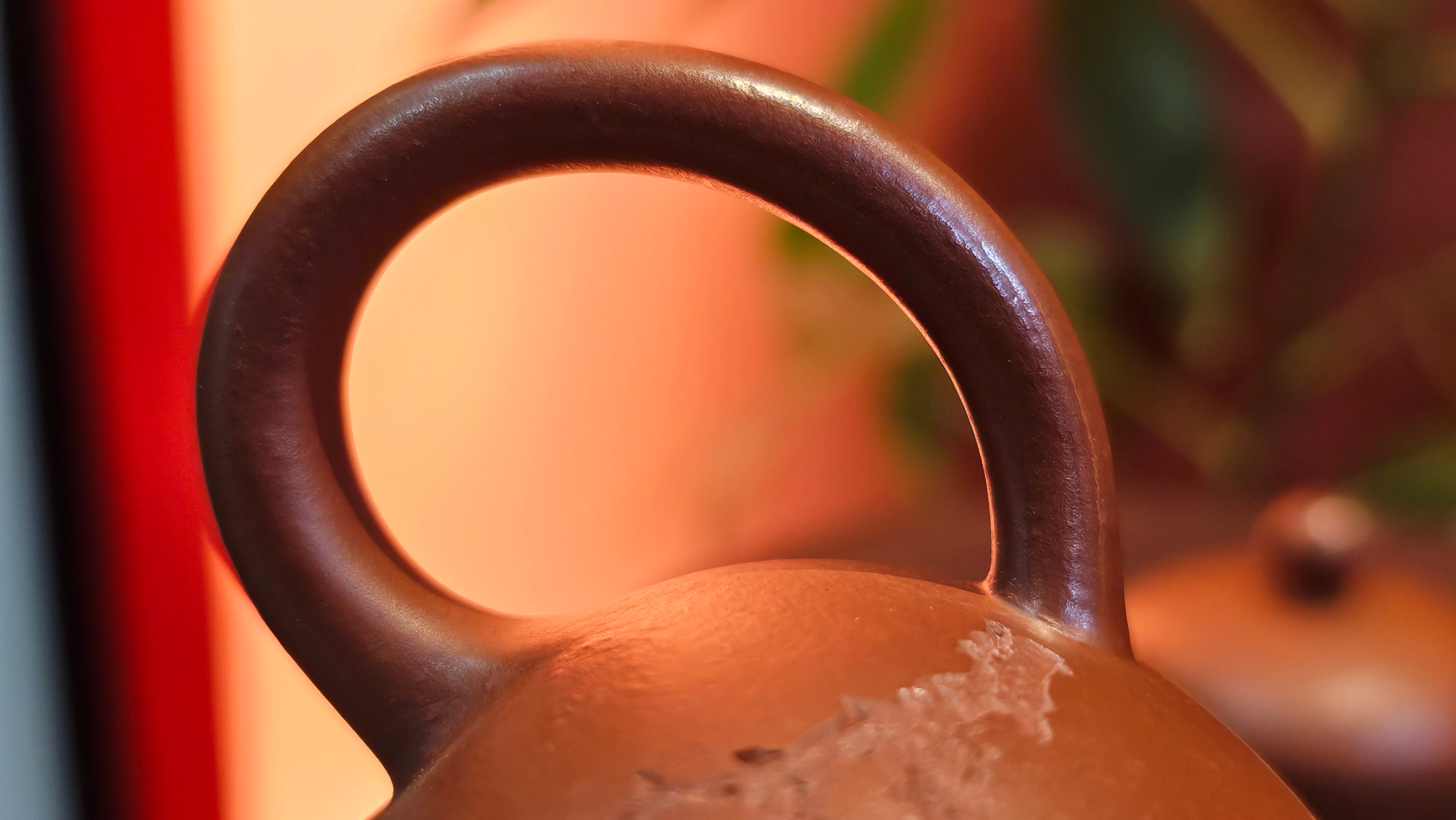 Li Xing 梨形, 171.5ml, Xiao Mei Yao Zhu Ni 小煤窑朱泥 by our Collaborative Craftsman Zhai Yi Yao 翟一耀。Plum Blossoms Engraving 梅花刻绘, 与 "暗香疏影" by Craftsman Yi De Shu 一德书。~ Congratulations to Mr E.P., 1826hrs 10th Apr, Holyoke, MA.