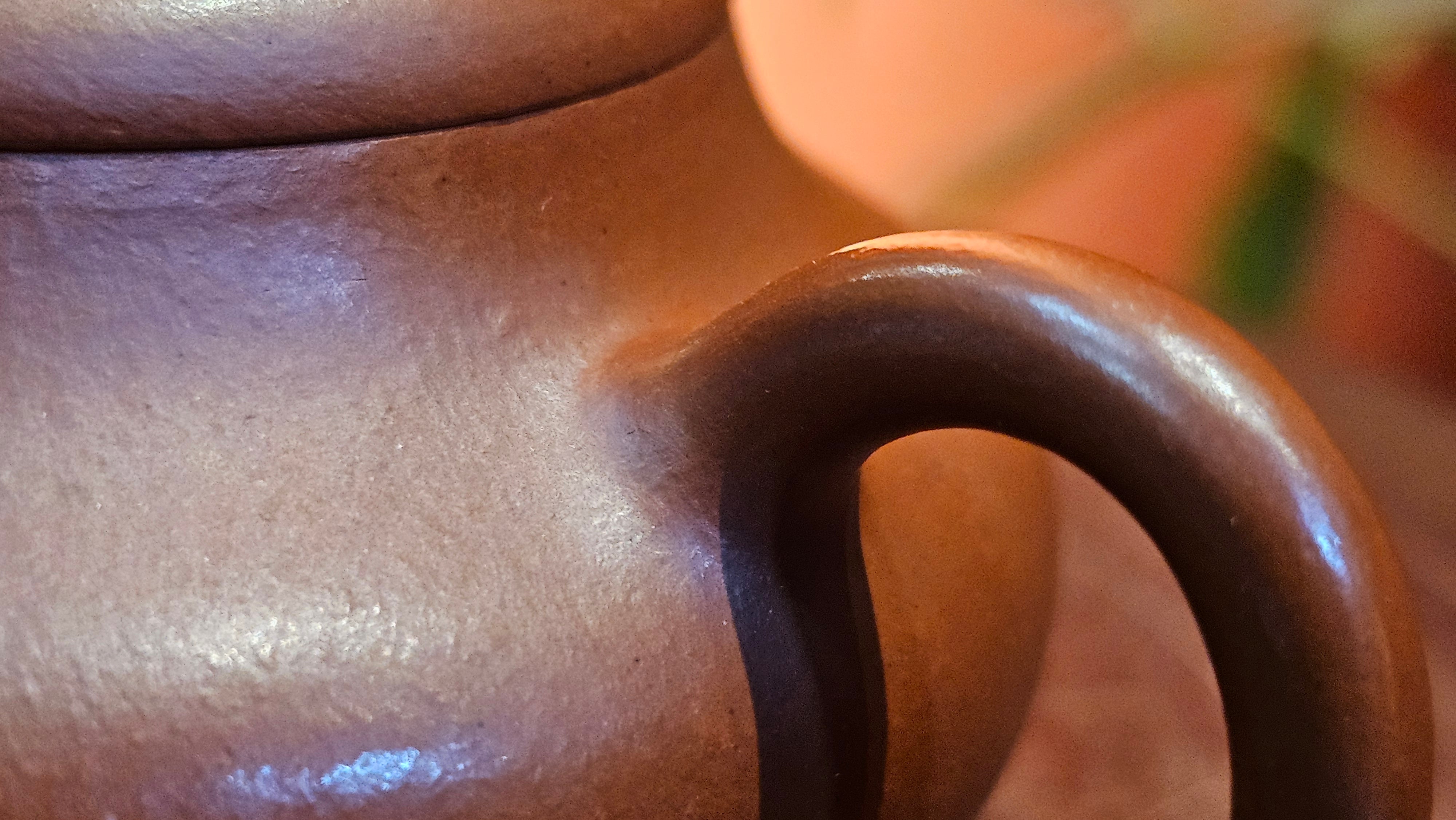 Jing Le 静乐 ~ "Quiet happiness", 99.6ml, Xiao Mei Yao Zhu Ni 小煤窑朱泥, by our Collaborative Craftsman Wang Xing 王兴 ~ Congratulations Ms C.C. 1803hrs 10th Apr, Cerritos, CA.