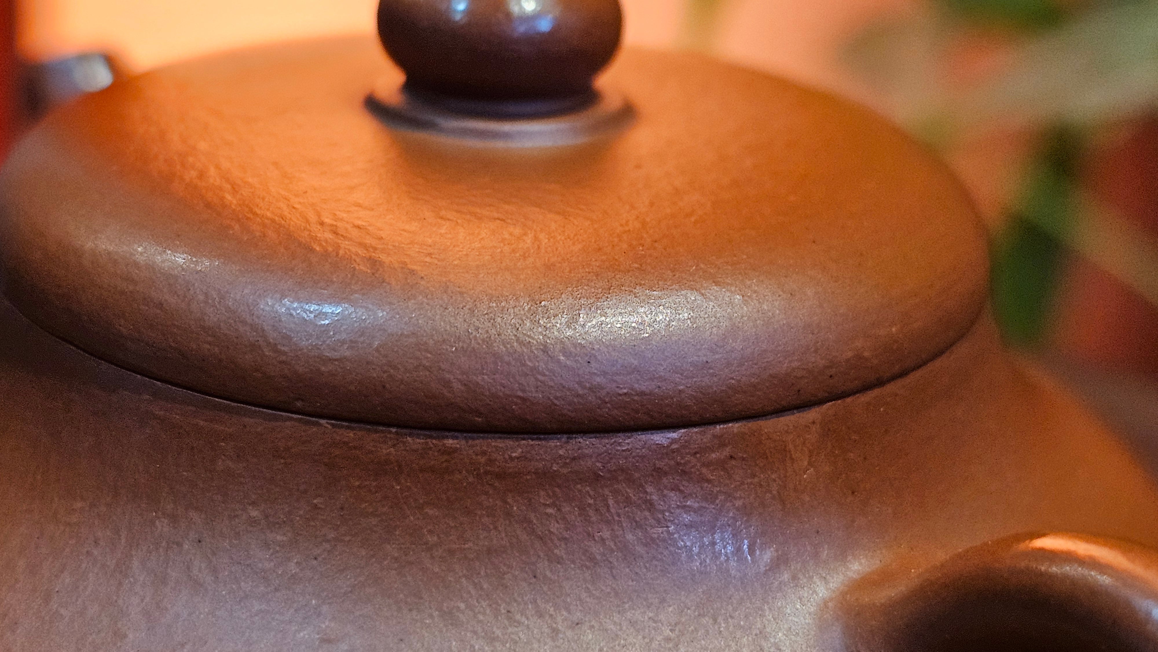 Jing Le 静乐 ~ "Quiet happiness", 99.6ml, Xiao Mei Yao Zhu Ni 小煤窑朱泥, by our Collaborative Craftsman Wang Xing 王兴 ~ Congratulations Ms C.C. 1803hrs 10th Apr, Cerritos, CA.