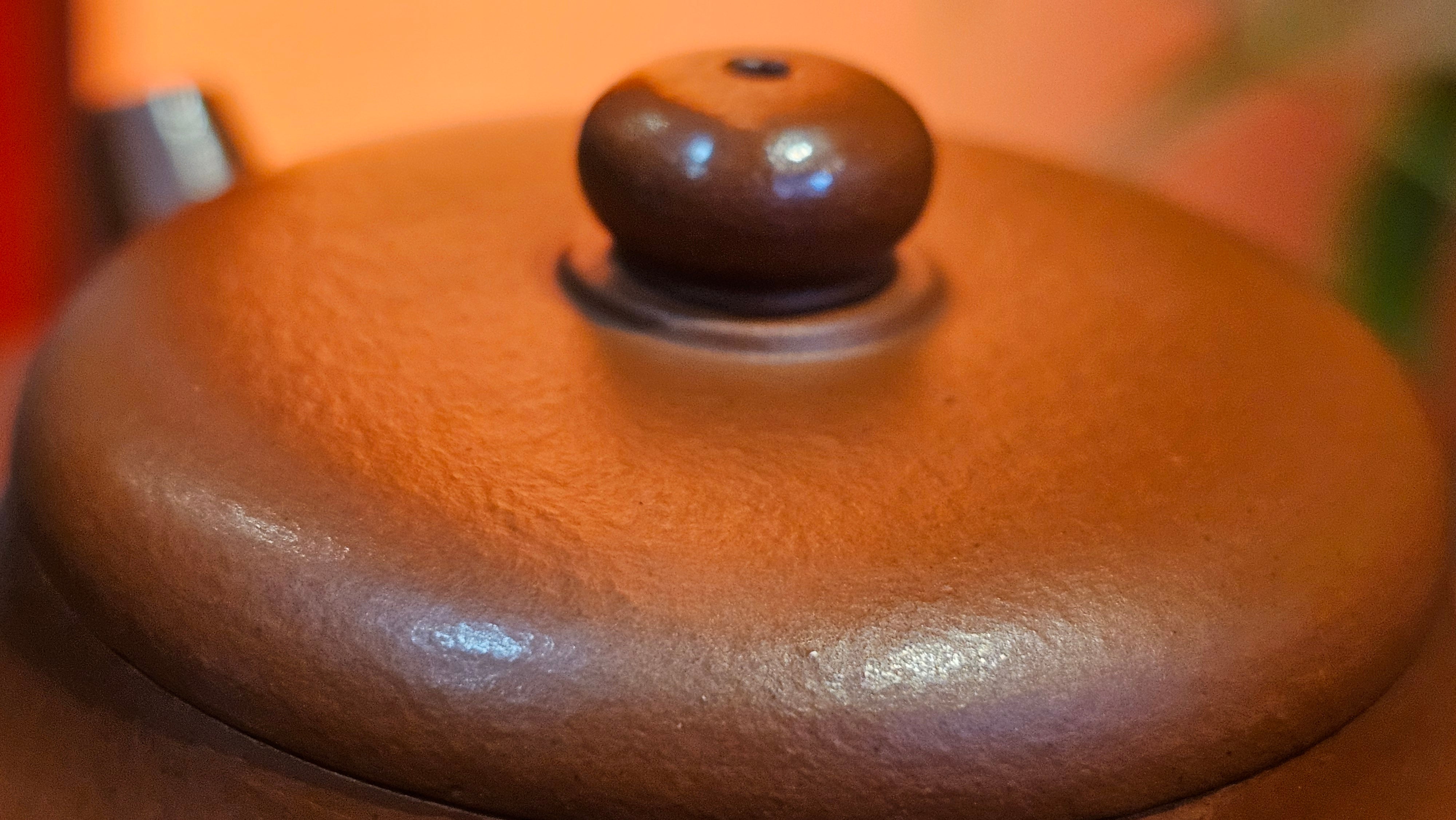 Jing Le 静乐 ~ "Quiet happiness", 99.6ml, Xiao Mei Yao Zhu Ni 小煤窑朱泥, by our Collaborative Craftsman Wang Xing 王兴 ~ Congratulations Ms C.C. 1803hrs 10th Apr, Cerritos, CA.