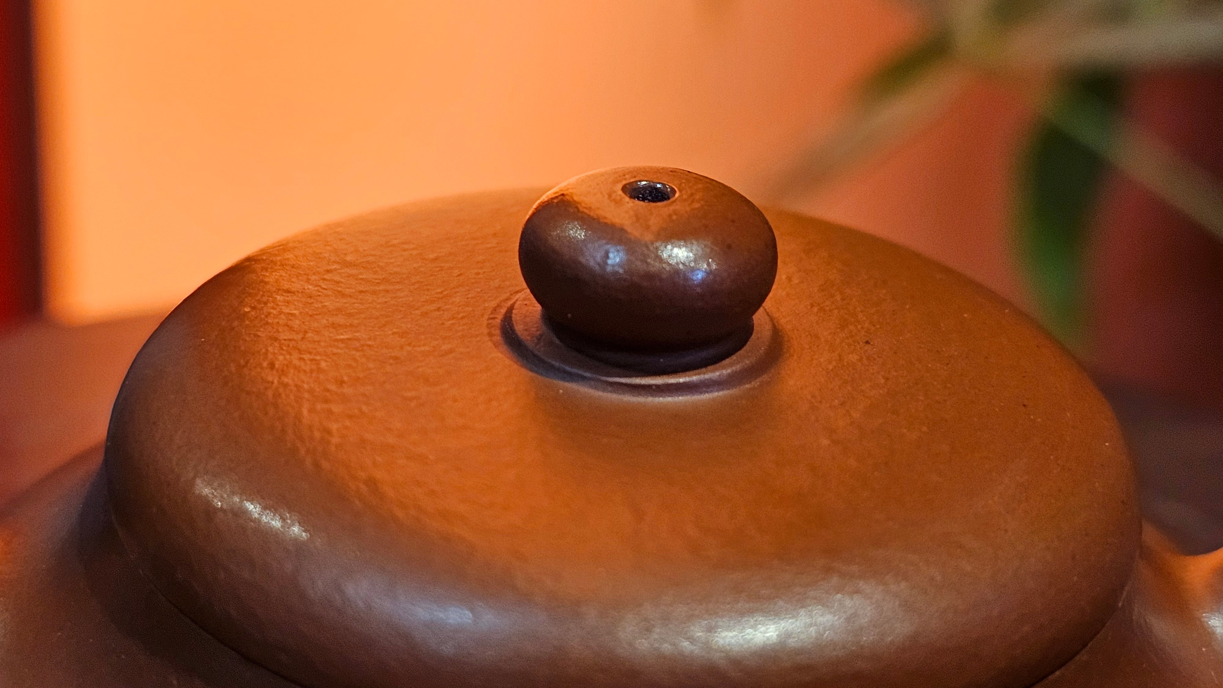 Jing Le 静乐 ~ "Quiet happiness", 99.6ml, Xiao Mei Yao Zhu Ni 小煤窑朱泥, by our Collaborative Craftsman Wang Xing 王兴 ~ Congratulations Ms C.C. 1803hrs 10th Apr, Cerritos, CA.