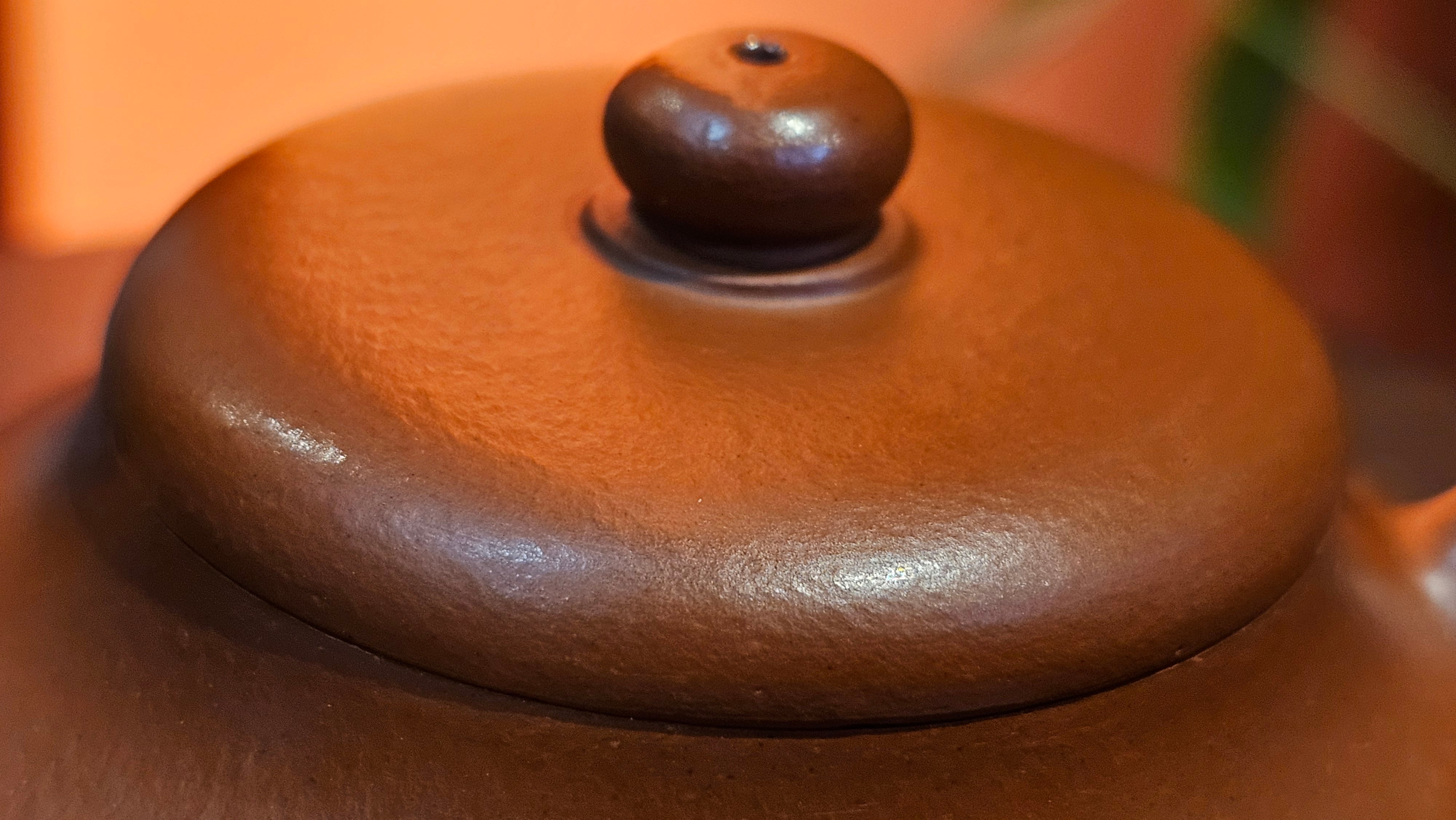 Jing Le 静乐 ~ "Quiet happiness", 99.6ml, Xiao Mei Yao Zhu Ni 小煤窑朱泥, by our Collaborative Craftsman Wang Xing 王兴 ~ Congratulations Ms C.C. 1803hrs 10th Apr, Cerritos, CA.