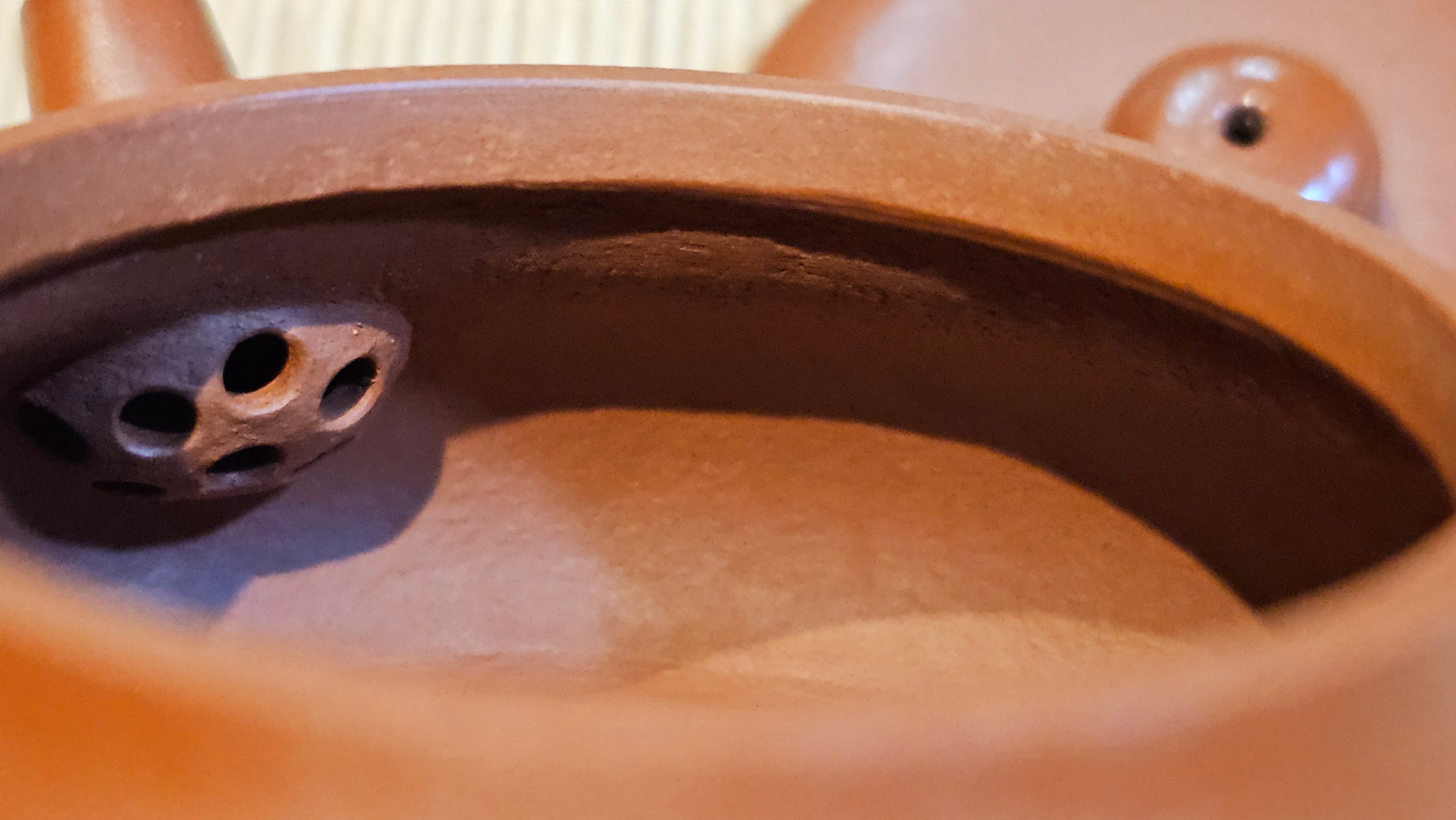 Jing Le 静乐 ~ "Quiet happiness", 99.6ml, Xiao Mei Yao Zhu Ni 小煤窑朱泥, by our Collaborative Craftsman Wang Xing 王兴 ~ Congratulations Ms C.C. 1803hrs 10th Apr, Cerritos, CA.