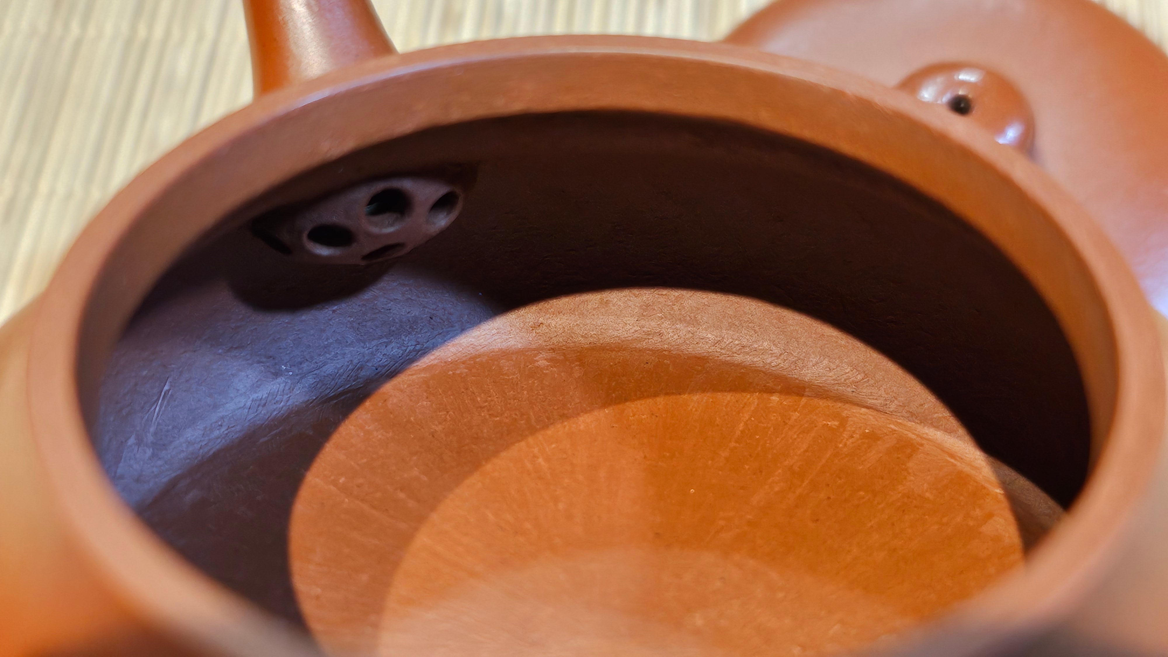 Jing Le 静乐 ~ "Quiet happiness", 99.6ml, Xiao Mei Yao Zhu Ni 小煤窑朱泥, by our Collaborative Craftsman Wang Xing 王兴 ~ Congratulations Ms C.C. 1803hrs 10th Apr, Cerritos, CA.