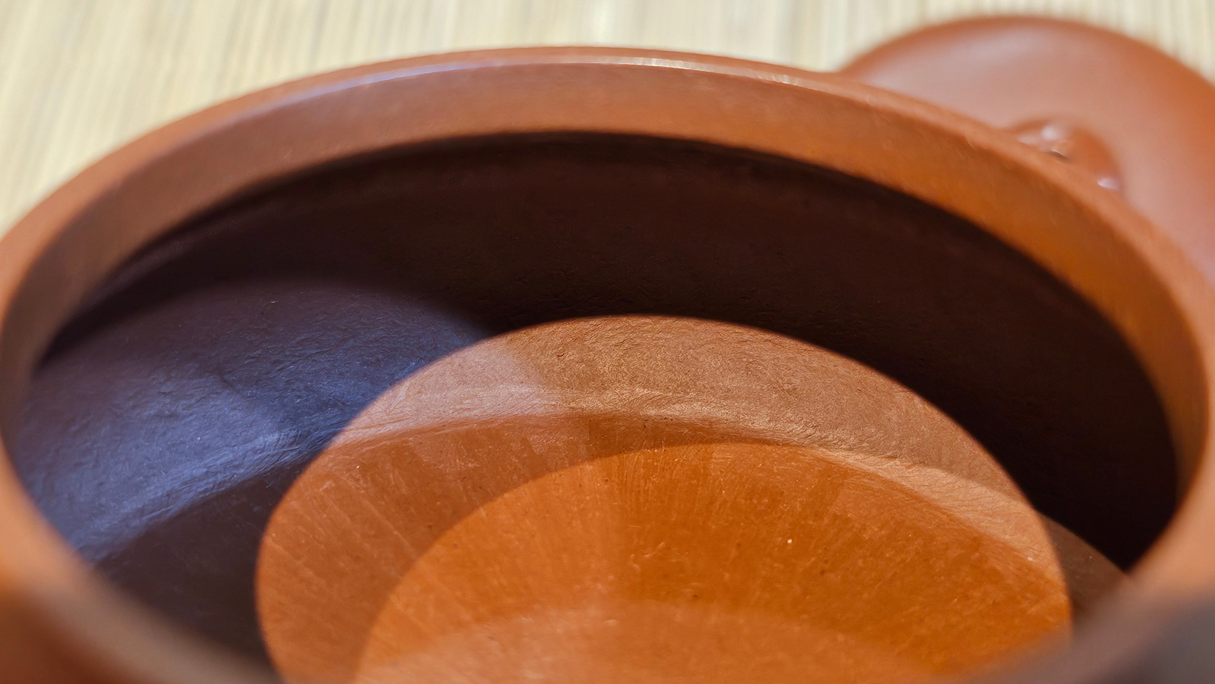 Jing Le 静乐 ~ "Quiet happiness", 99.6ml, Xiao Mei Yao Zhu Ni 小煤窑朱泥, by our Collaborative Craftsman Wang Xing 王兴 ~ Congratulations Ms C.C. 1803hrs 10th Apr, Cerritos, CA.