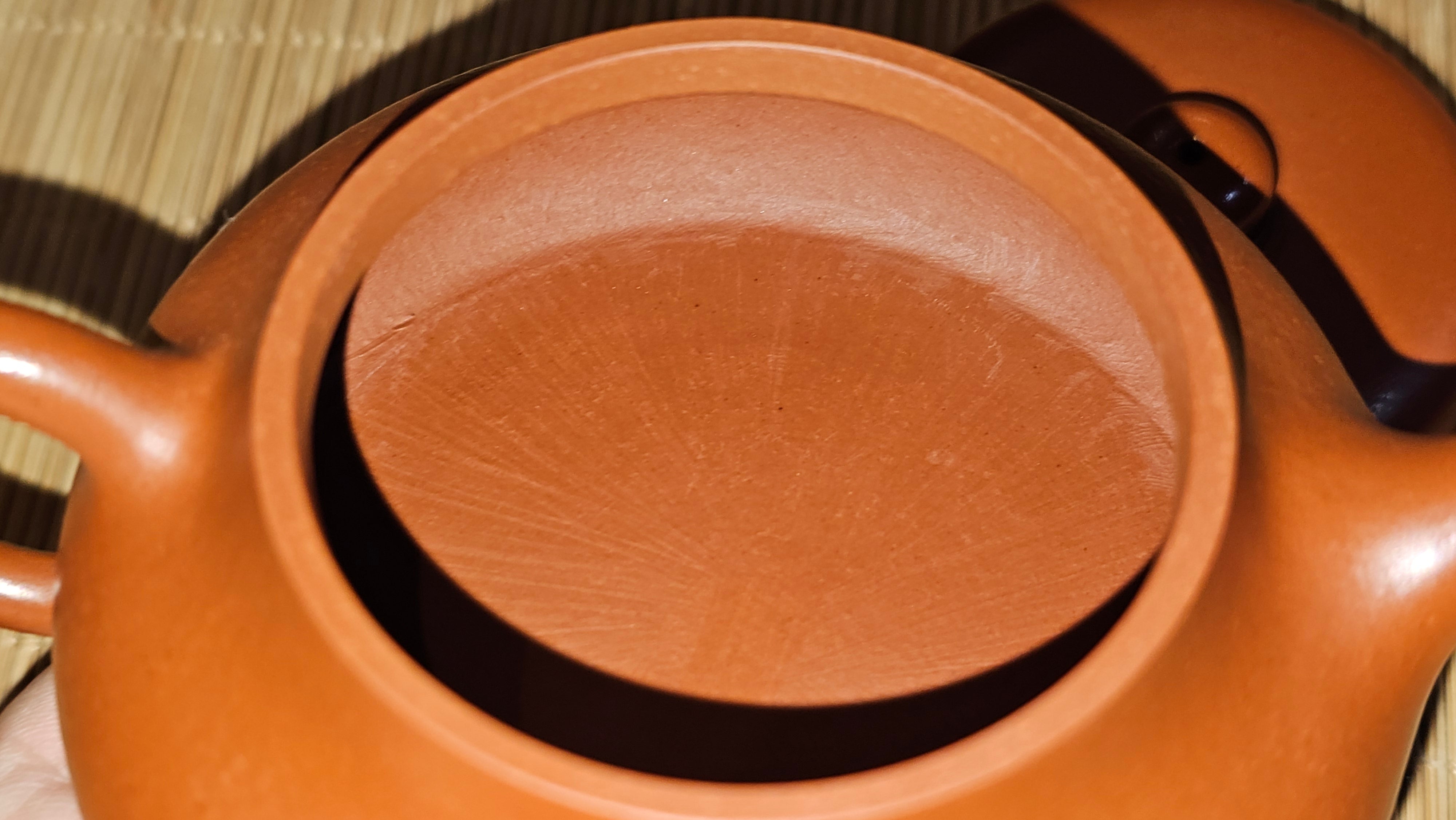 Jing Le 静乐 ~ "Quiet happiness", 99.6ml, Xiao Mei Yao Zhu Ni 小煤窑朱泥, by our Collaborative Craftsman Wang Xing 王兴 ~ Congratulations Ms C.C. 1803hrs 10th Apr, Cerritos, CA.