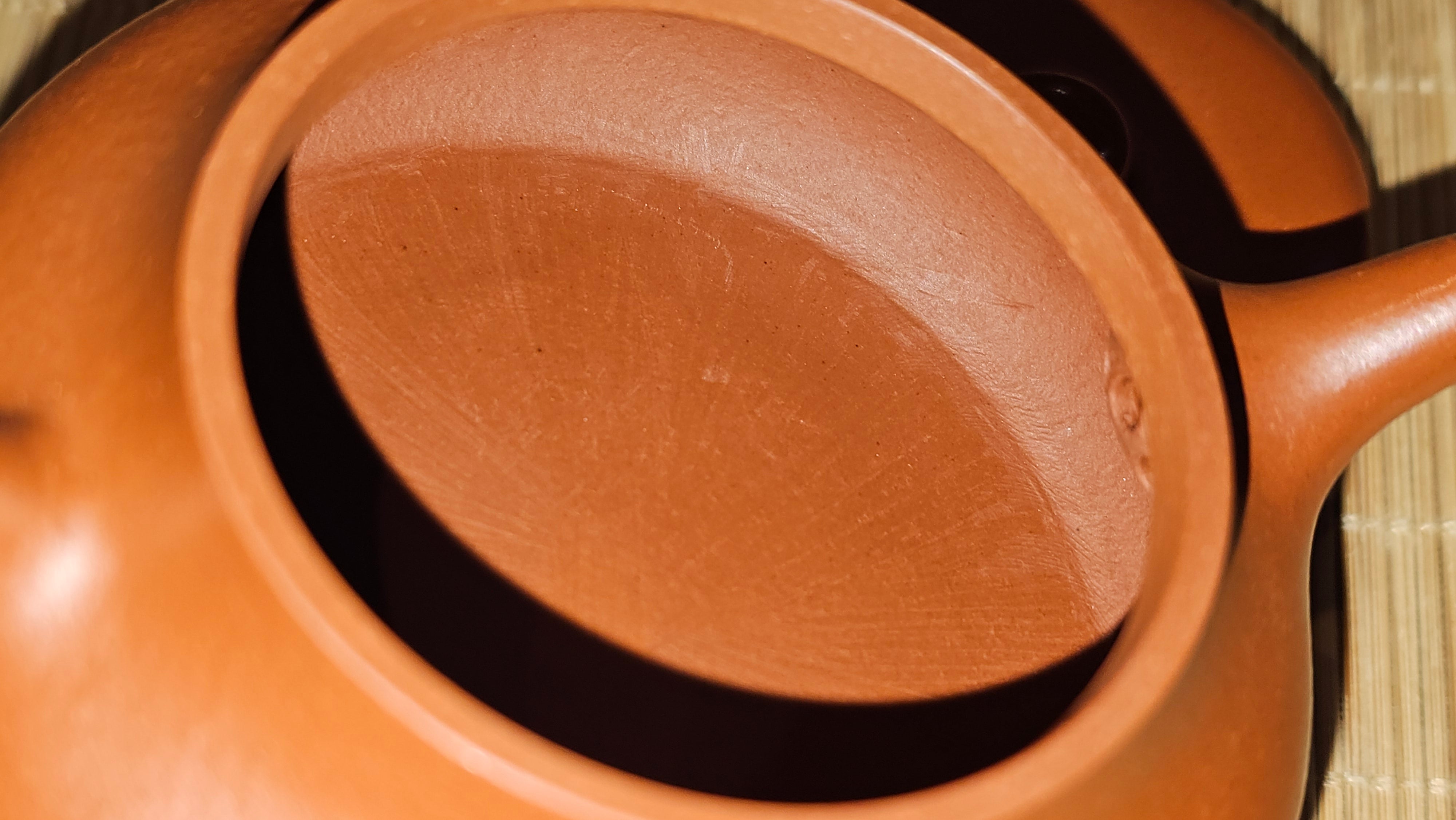 Jing Le 静乐 ~ "Quiet happiness", 99.6ml, Xiao Mei Yao Zhu Ni 小煤窑朱泥, by our Collaborative Craftsman Wang Xing 王兴 ~ Congratulations Ms C.C. 1803hrs 10th Apr, Cerritos, CA.