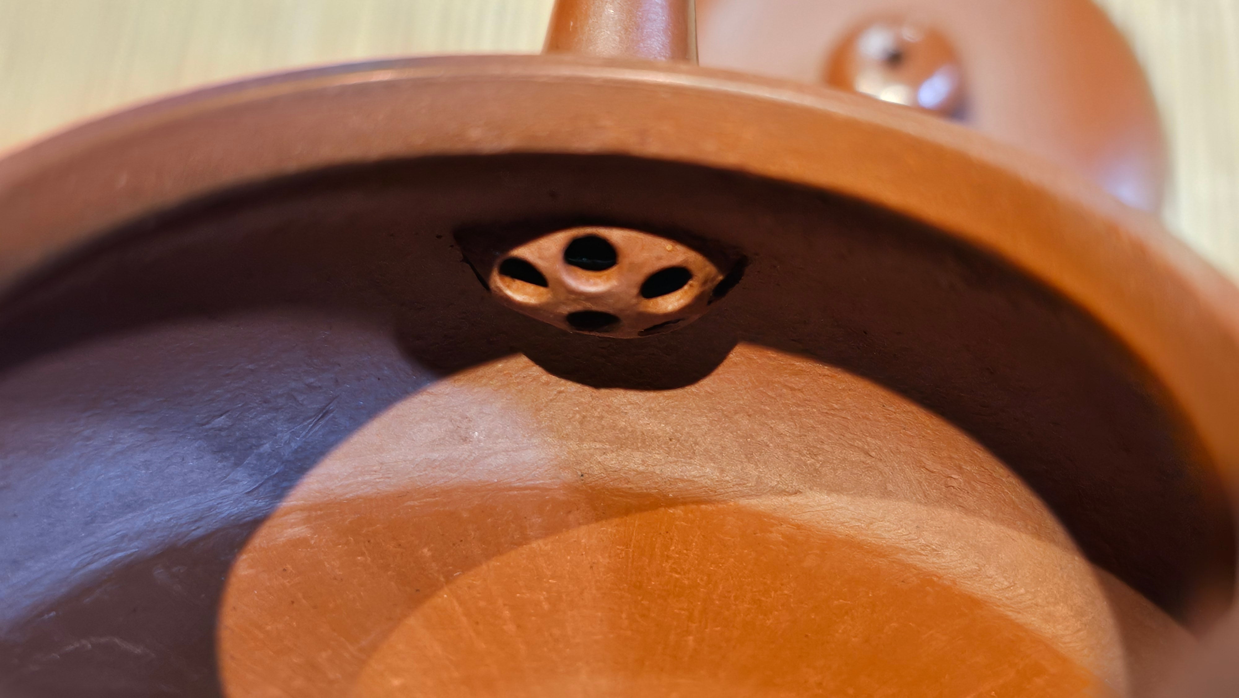 Jing Le 静乐 ~ "Quiet happiness", 99.6ml, Xiao Mei Yao Zhu Ni 小煤窑朱泥, by our Collaborative Craftsman Wang Xing 王兴 ~ Congratulations Ms C.C. 1803hrs 10th Apr, Cerritos, CA.