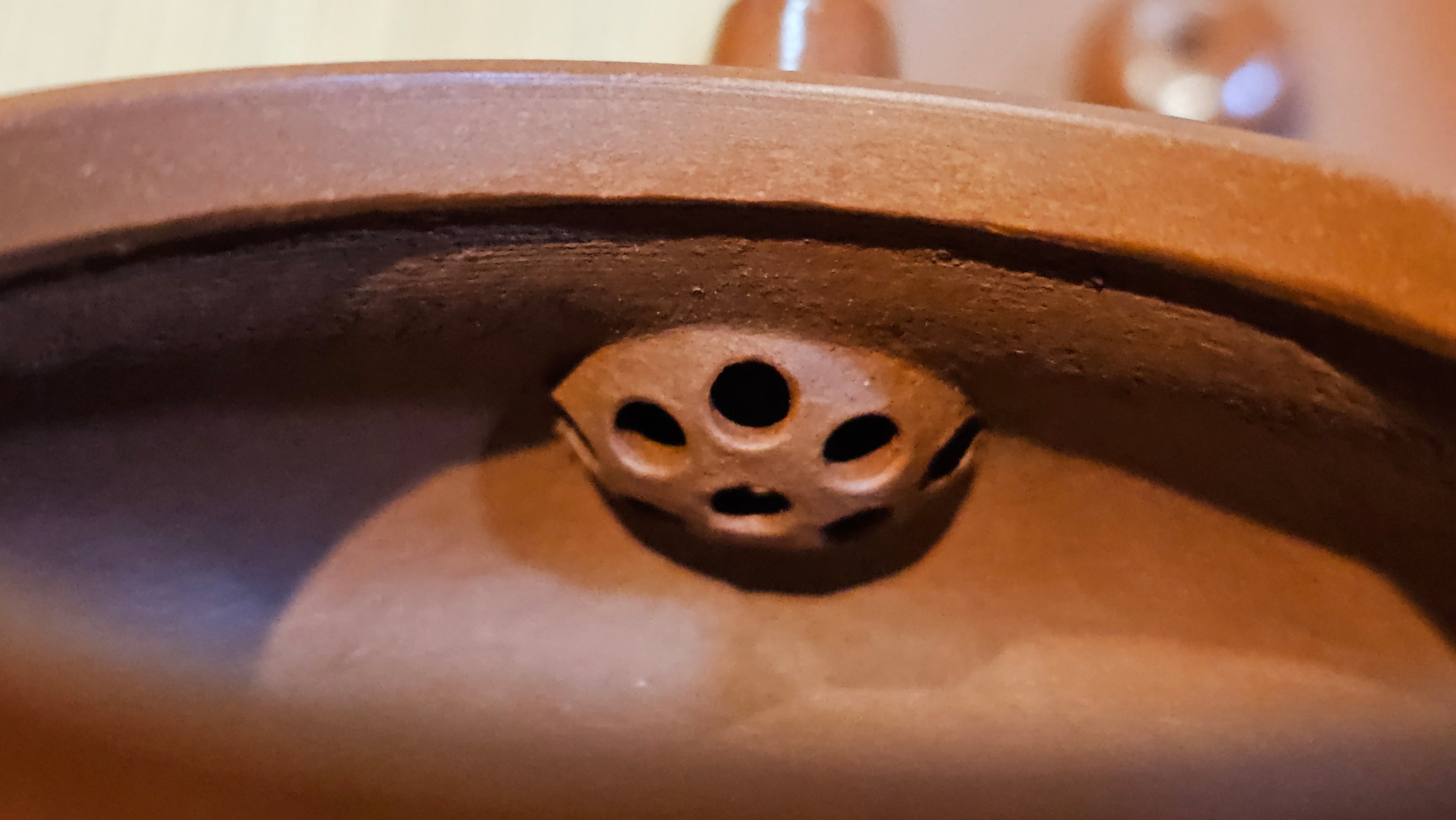 Jing Le 静乐 ~ "Quiet happiness", 99.6ml, Xiao Mei Yao Zhu Ni 小煤窑朱泥, by our Collaborative Craftsman Wang Xing 王兴 ~ Congratulations Ms C.C. 1803hrs 10th Apr, Cerritos, CA.