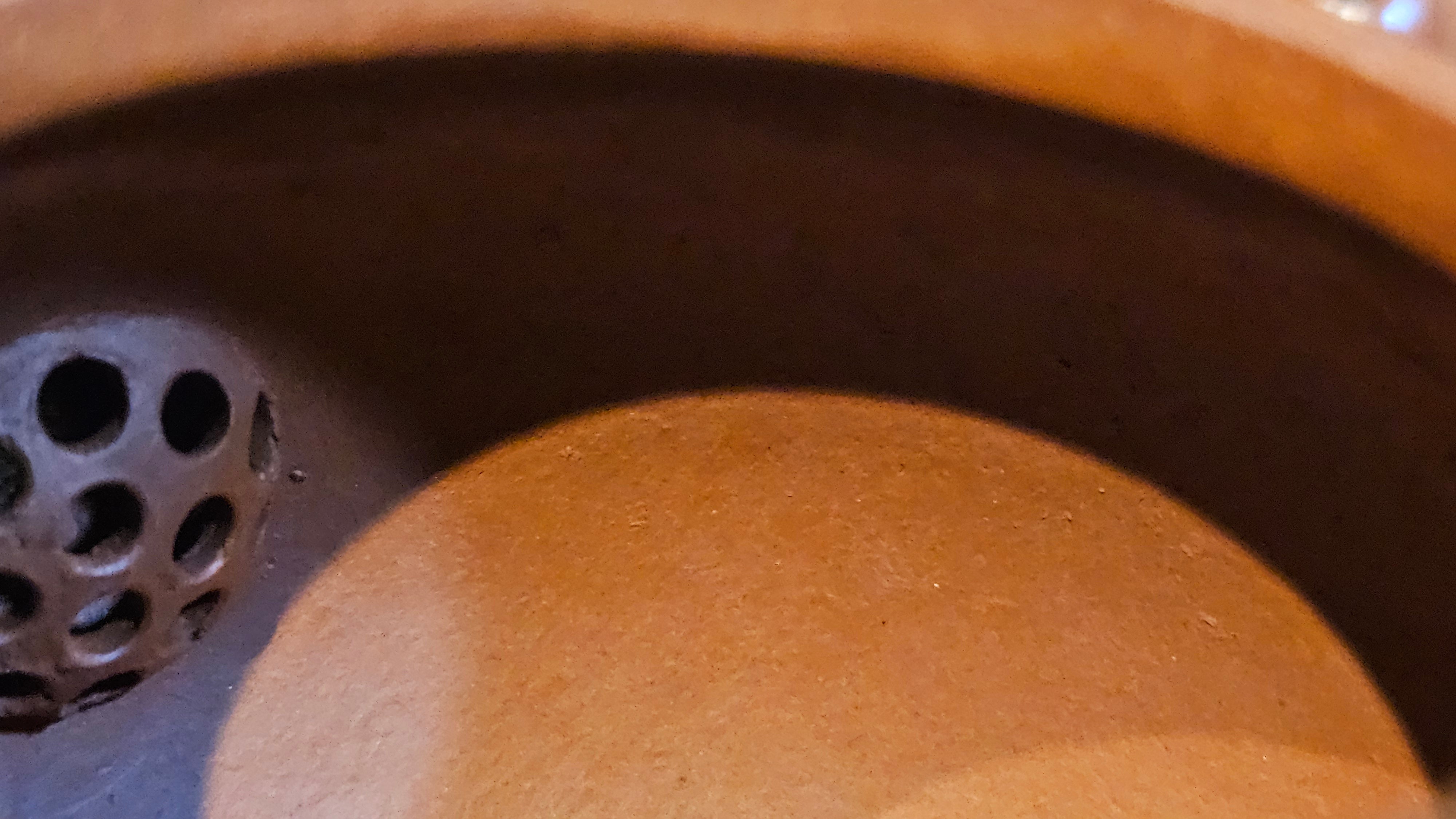 Li Xing 梨形, 171.5ml, Xiao Mei Yao Zhu Ni 小煤窑朱泥 by our Collaborative Craftsman Zhai Yi Yao 翟一耀。Plum Blossoms Engraving 梅花刻绘, 与 "暗香疏影" by Craftsman Yi De Shu 一德书。~ Congratulations to Mr E.P., 1826hrs 10th Apr, Holyoke, MA.