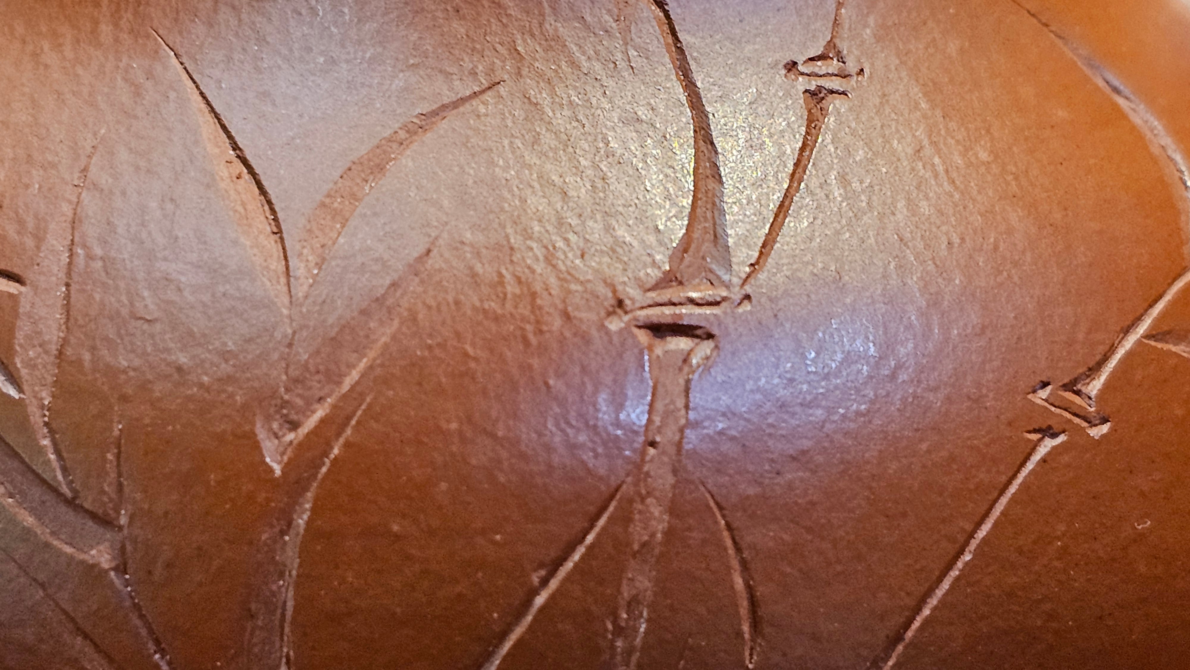 Li Xing 梨形, 166.5ml, Xiao Mei Yao Zhu Ni 小煤窑朱泥 by our Collaborative Craftsman Zhai Yi Yao 翟一耀。"竹韵茶香", 竹刻绘, Engraving of Bamboos and Calligraphy, by Craftsman Yi De Shu 一德书 ~ Congratulations to Mr R.V., 1054hrs 12th Apr, Garden Grove, CA.