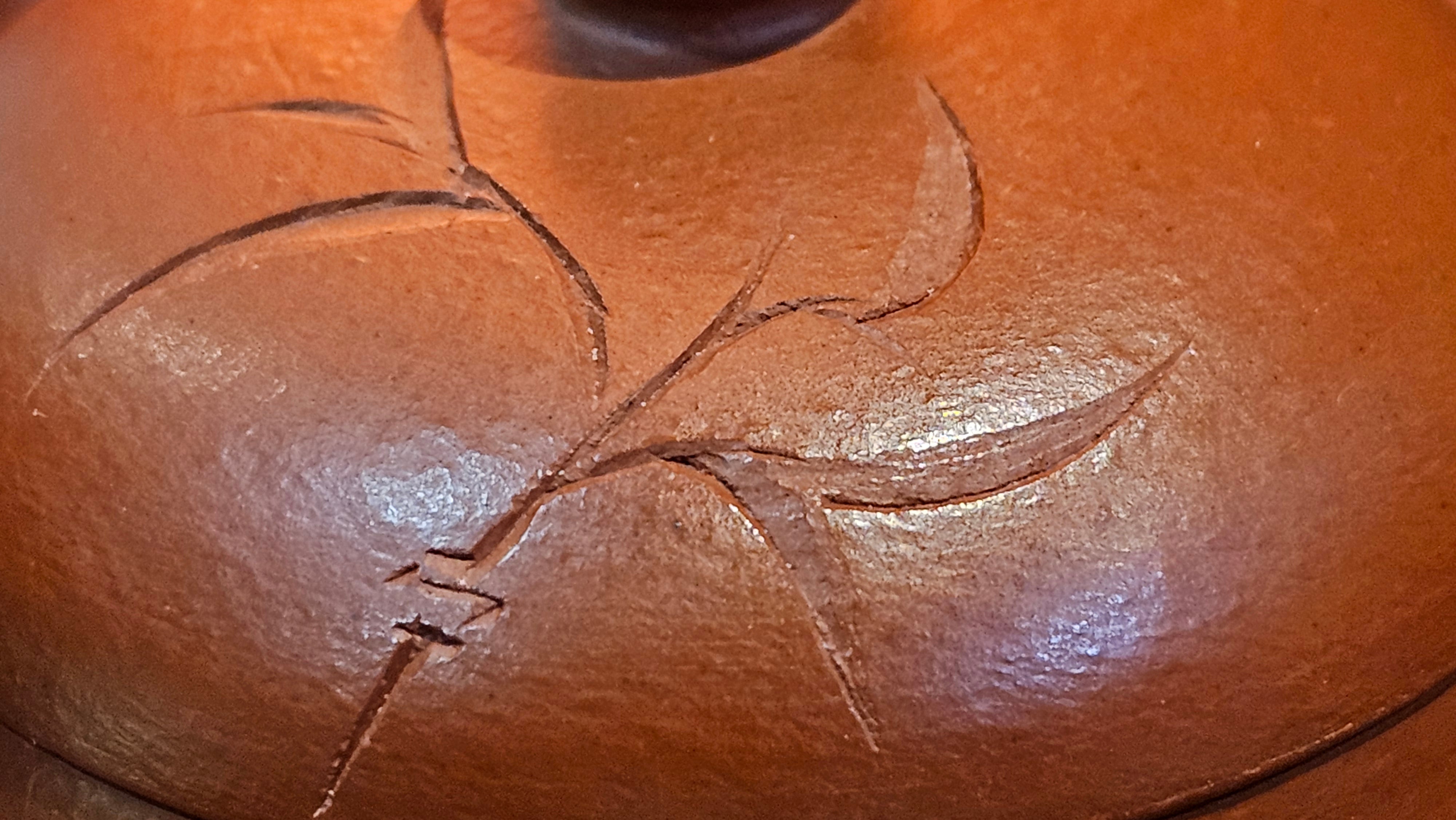 Li Xing 梨形, 166.5ml, Xiao Mei Yao Zhu Ni 小煤窑朱泥 by our Collaborative Craftsman Zhai Yi Yao 翟一耀。"竹韵茶香", 竹刻绘, Engraving of Bamboos and Calligraphy, by Craftsman Yi De Shu 一德书 ~ Congratulations to Mr R.V., 1054hrs 12th Apr, Garden Grove, CA.