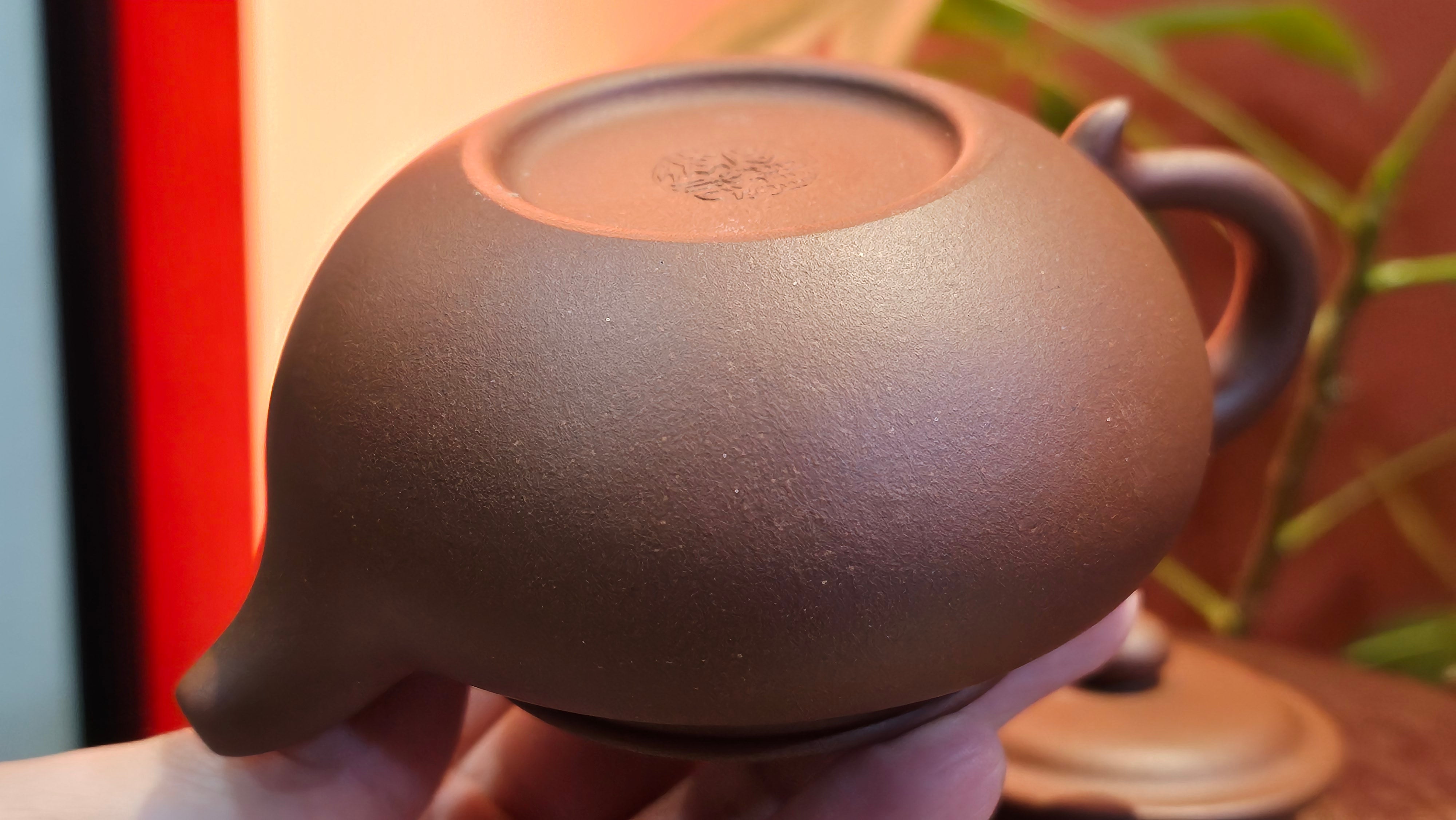 Fang Gu 仿古, 210.3ml, Di Cao Qing Zi Ni 底槽青紫泥, by our Collaborative Craftsman Chen Fa Chu 陈法初 ~ Congratulations to Mr T.B., 2112hrs, Los Angeles, CA.