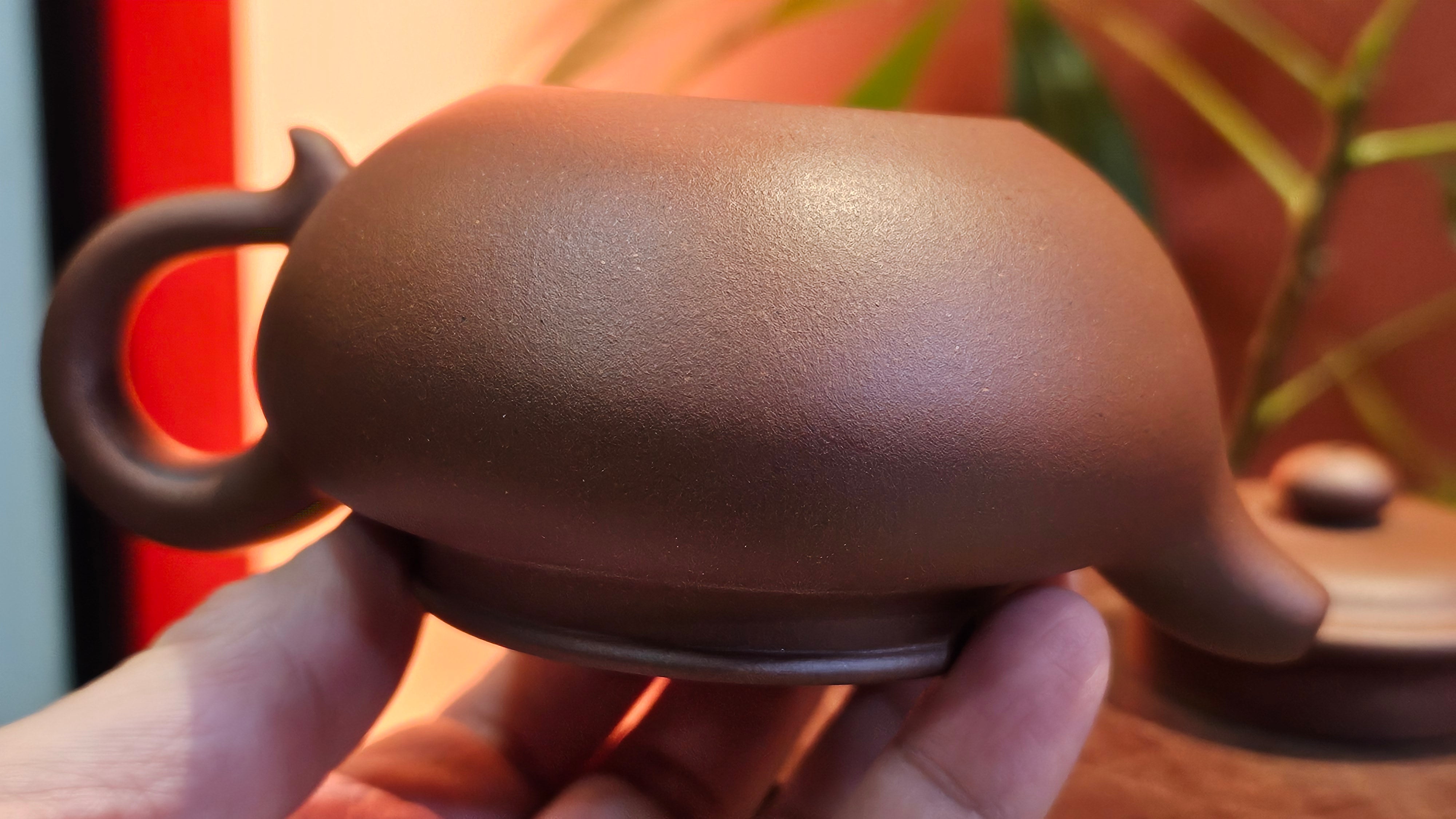 Fang Gu 仿古, 210.3ml, Di Cao Qing Zi Ni 底槽青紫泥, by our Collaborative Craftsman Chen Fa Chu 陈法初 ~ Congratulations to Mr T.B., 2112hrs, Los Angeles, CA.