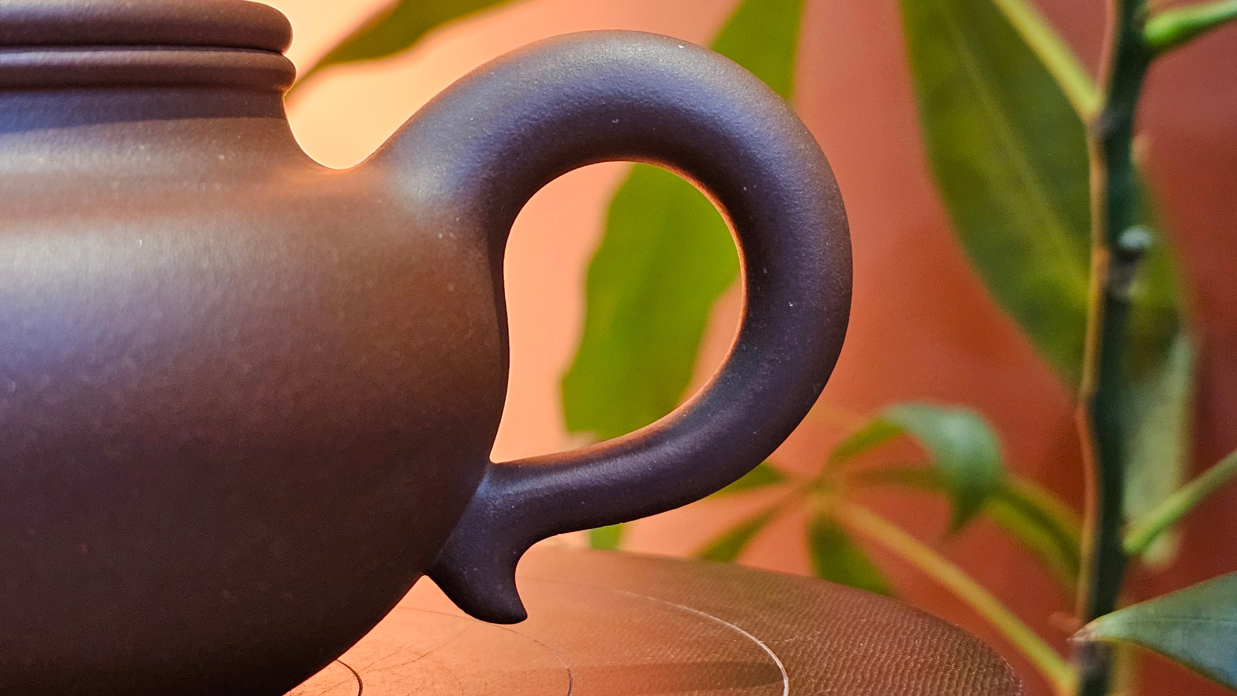 Fang Gu 仿古, 210.3ml, Di Cao Qing Zi Ni 底槽青紫泥, by our Collaborative Craftsman Chen Fa Chu 陈法初 ~ Congratulations to Mr T.B., 2112hrs, Los Angeles, CA.