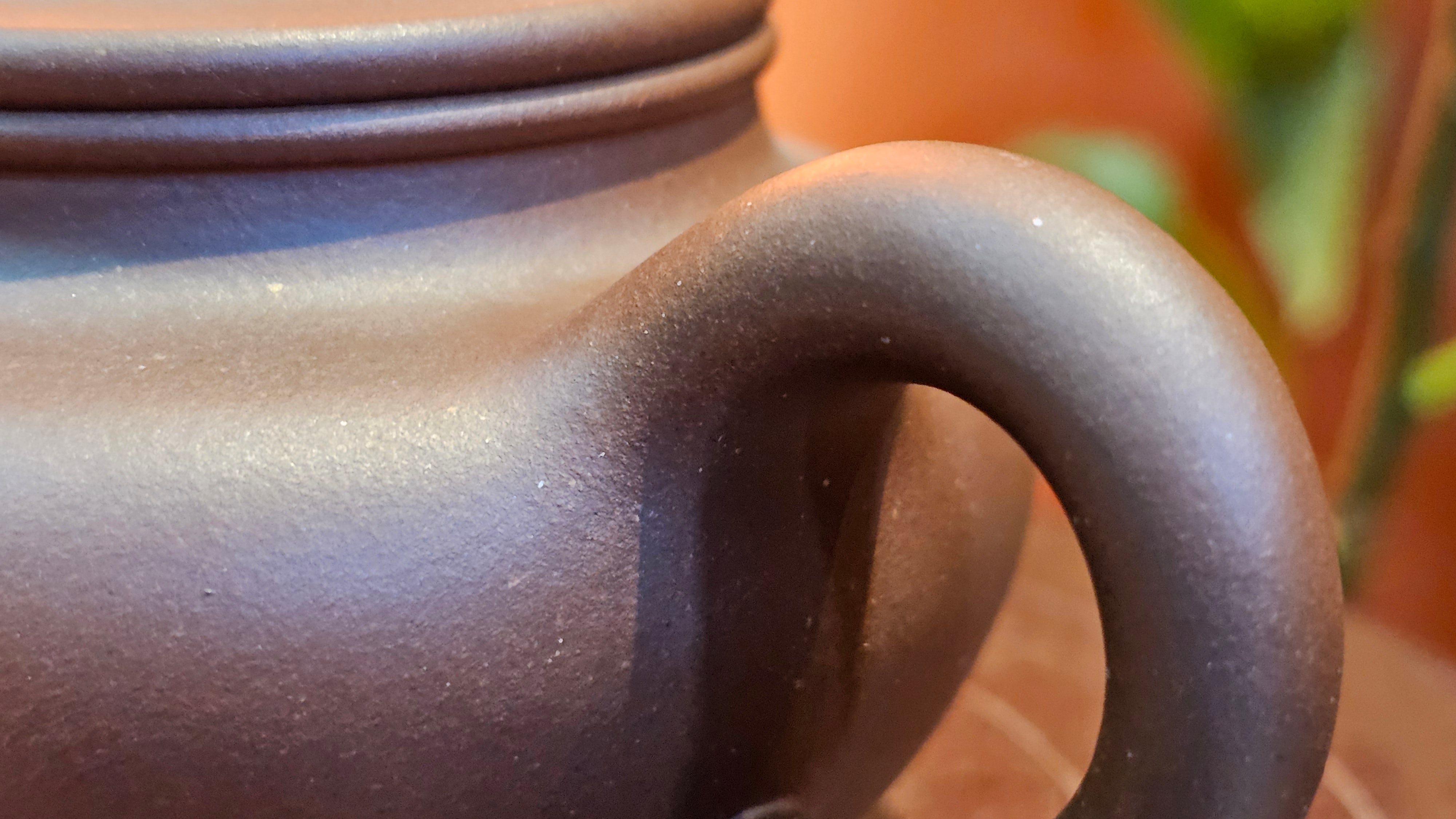 Fang Gu 仿古, 210.3ml, Di Cao Qing Zi Ni 底槽青紫泥, by our Collaborative Craftsman Chen Fa Chu 陈法初 ~ Congratulations to Mr T.B., 2112hrs, Los Angeles, CA.