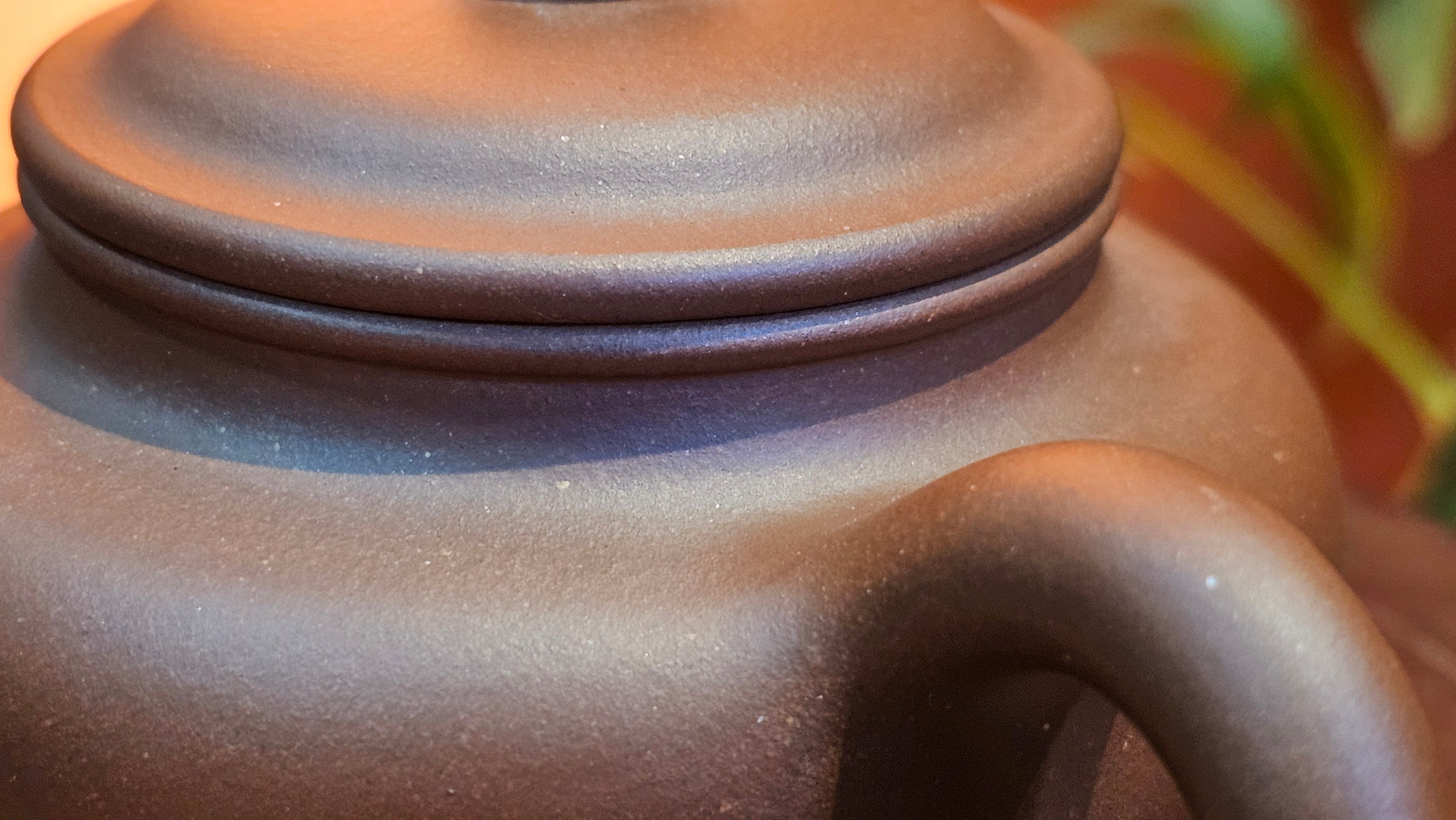 Fang Gu 仿古, 210.3ml, Di Cao Qing Zi Ni 底槽青紫泥, by our Collaborative Craftsman Chen Fa Chu 陈法初 ~ Congratulations to Mr T.B., 2112hrs, Los Angeles, CA.