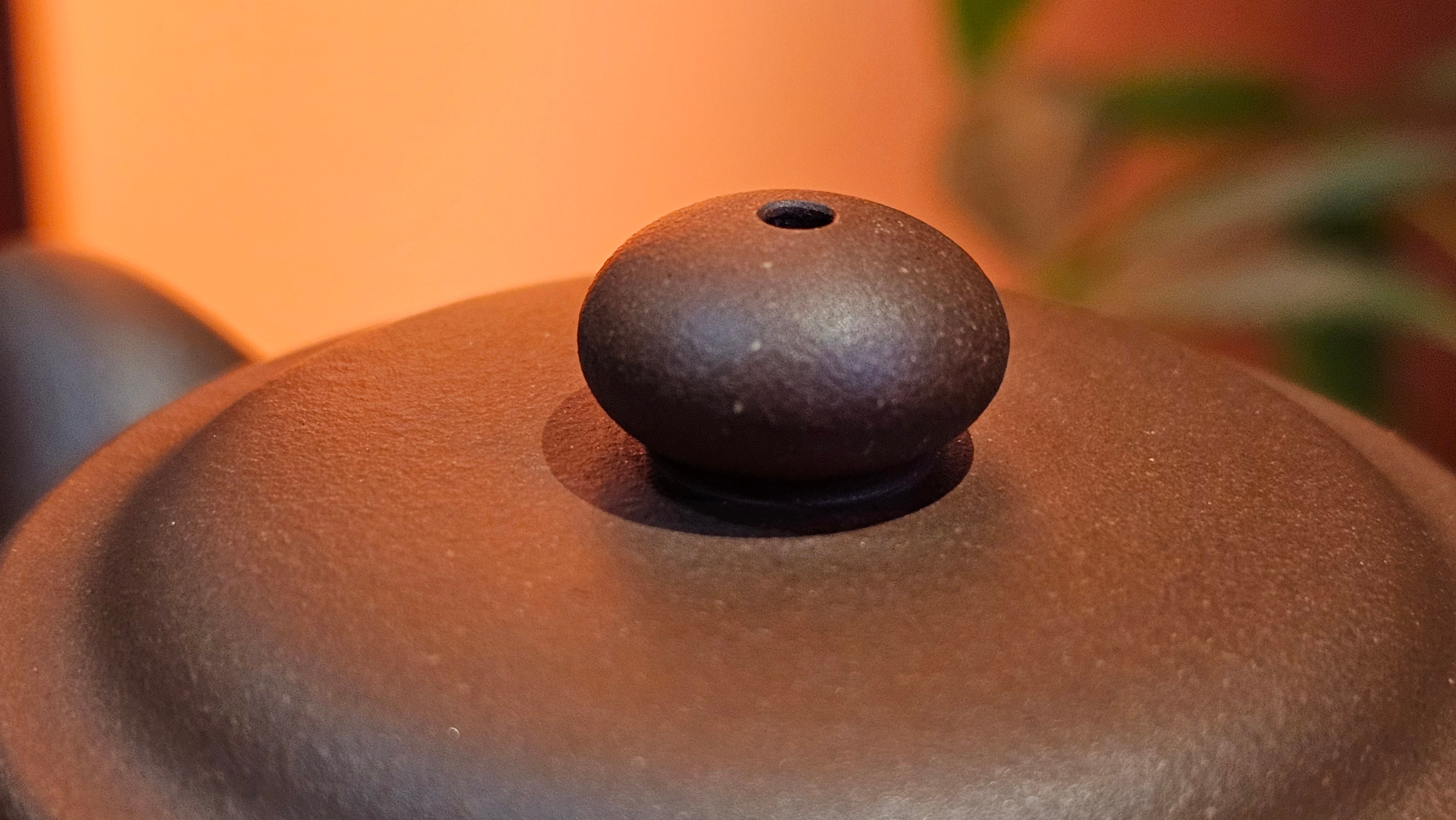 Fang Gu 仿古, 210.3ml, Di Cao Qing Zi Ni 底槽青紫泥, by our Collaborative Craftsman Chen Fa Chu 陈法初 ~ Congratulations to Mr T.B., 2112hrs, Los Angeles, CA.