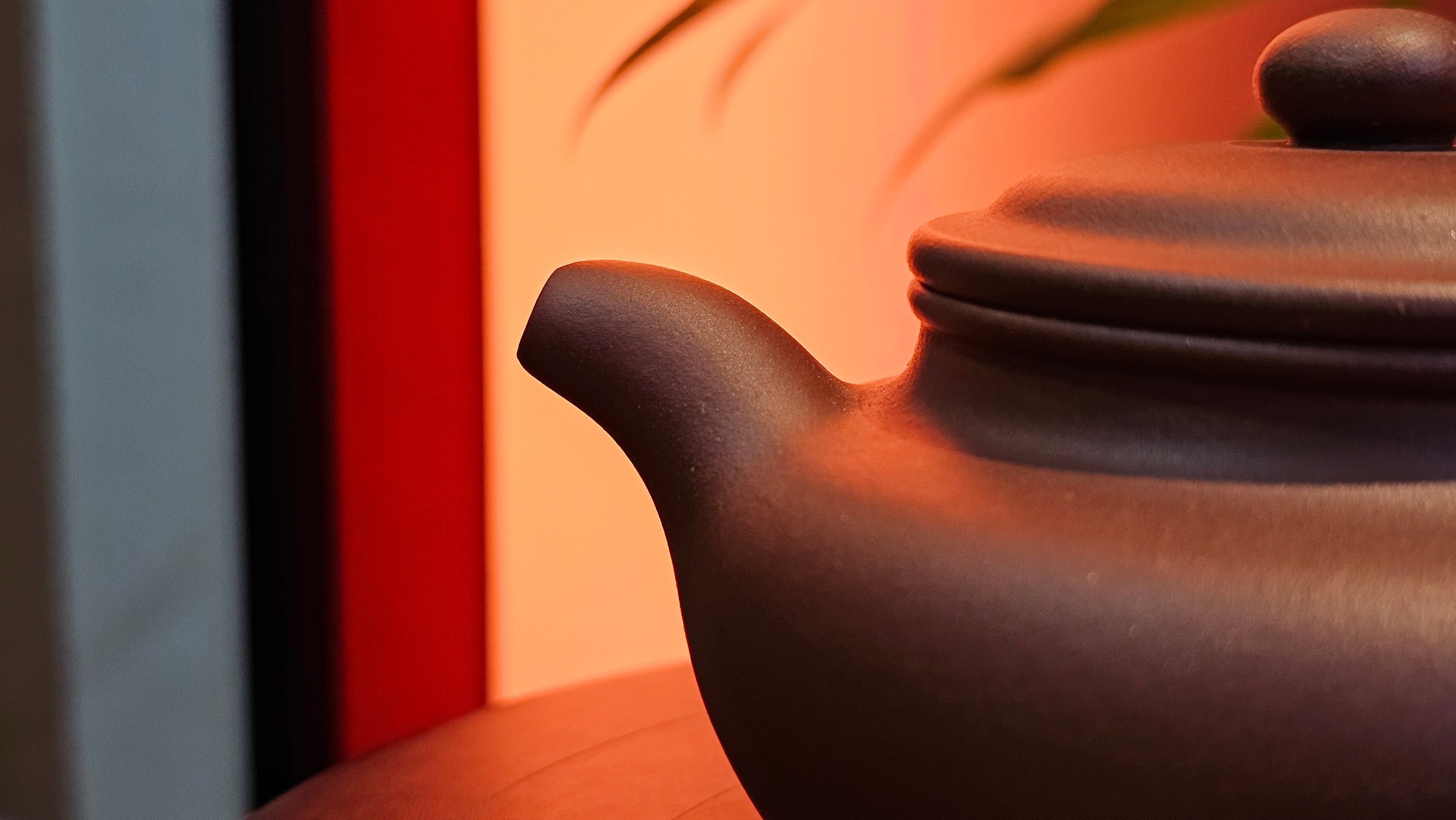 Fang Gu 仿古, 210.3ml, Di Cao Qing Zi Ni 底槽青紫泥, by our Collaborative Craftsman Chen Fa Chu 陈法初 ~ Congratulations to Mr T.B., 2112hrs, Los Angeles, CA.