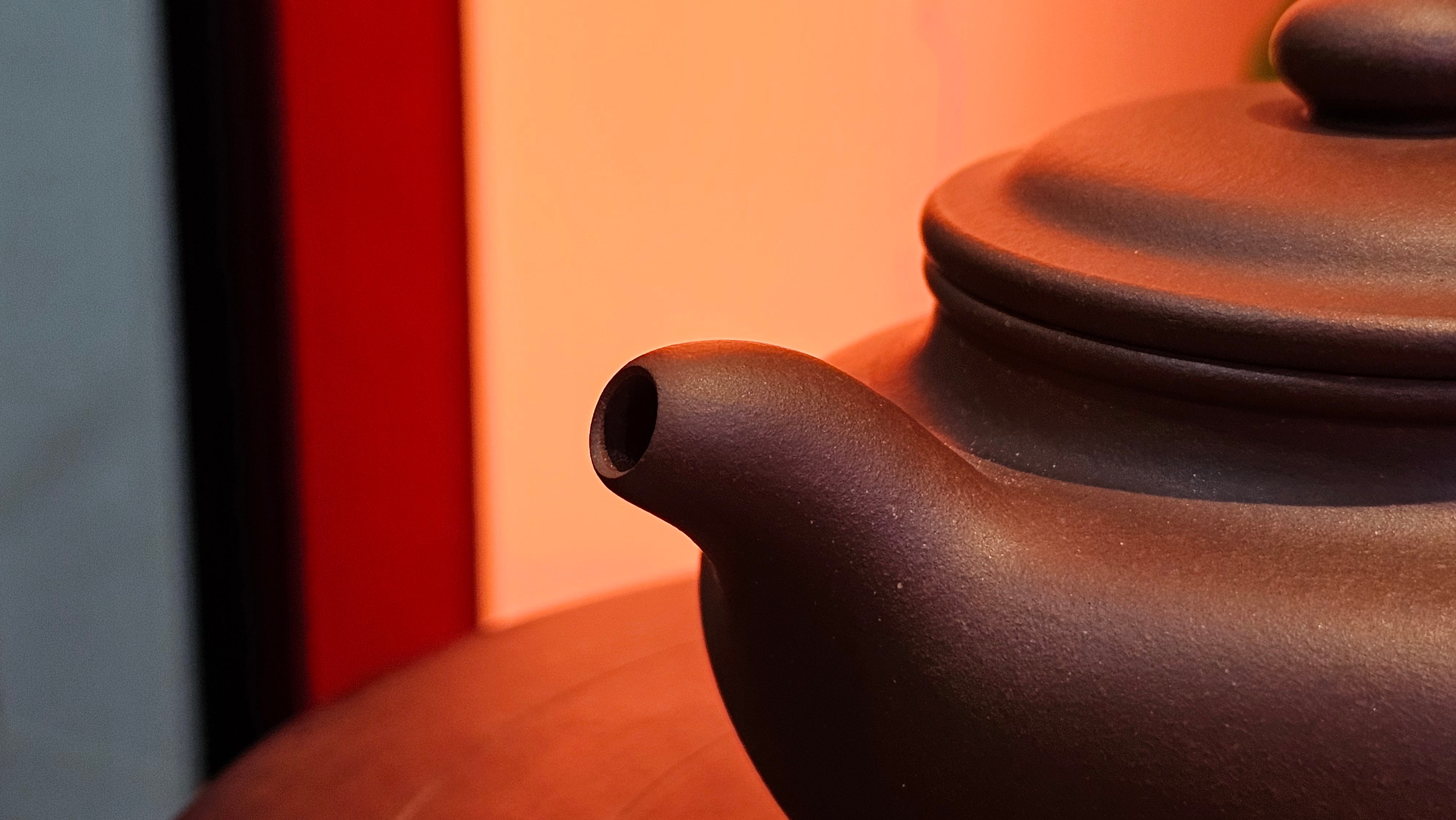 Fang Gu 仿古, 210.3ml, Di Cao Qing Zi Ni 底槽青紫泥, by our Collaborative Craftsman Chen Fa Chu 陈法初 ~ Congratulations to Mr T.B., 2112hrs, Los Angeles, CA.