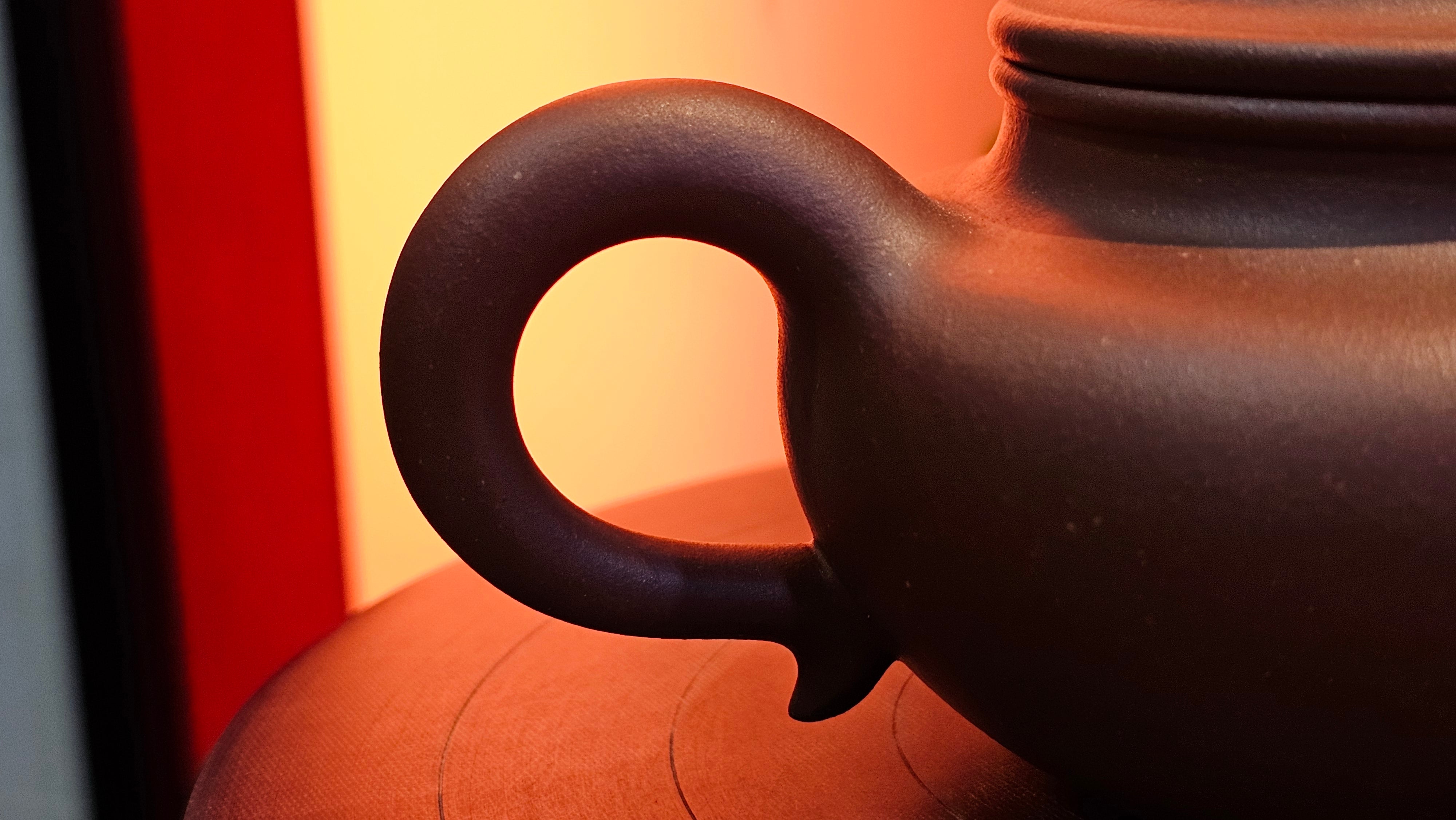 Fang Gu 仿古, 210.3ml, Di Cao Qing Zi Ni 底槽青紫泥, by our Collaborative Craftsman Chen Fa Chu 陈法初 ~ Congratulations to Mr T.B., 2112hrs, Los Angeles, CA.