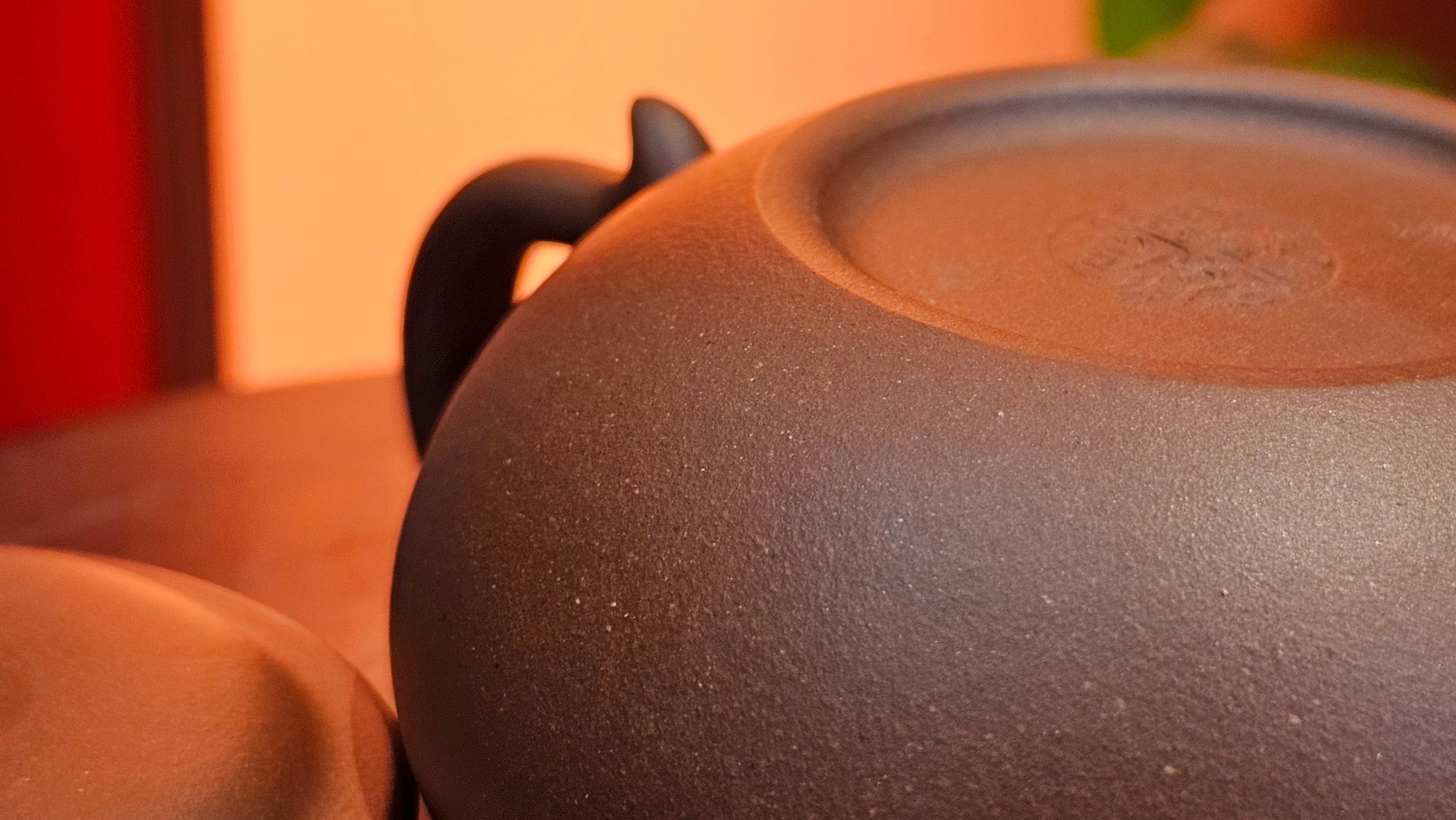 Fang Gu 仿古, 210.3ml, Di Cao Qing Zi Ni 底槽青紫泥, by our Collaborative Craftsman Chen Fa Chu 陈法初 ~ Congratulations to Mr T.B., 2112hrs, Los Angeles, CA.