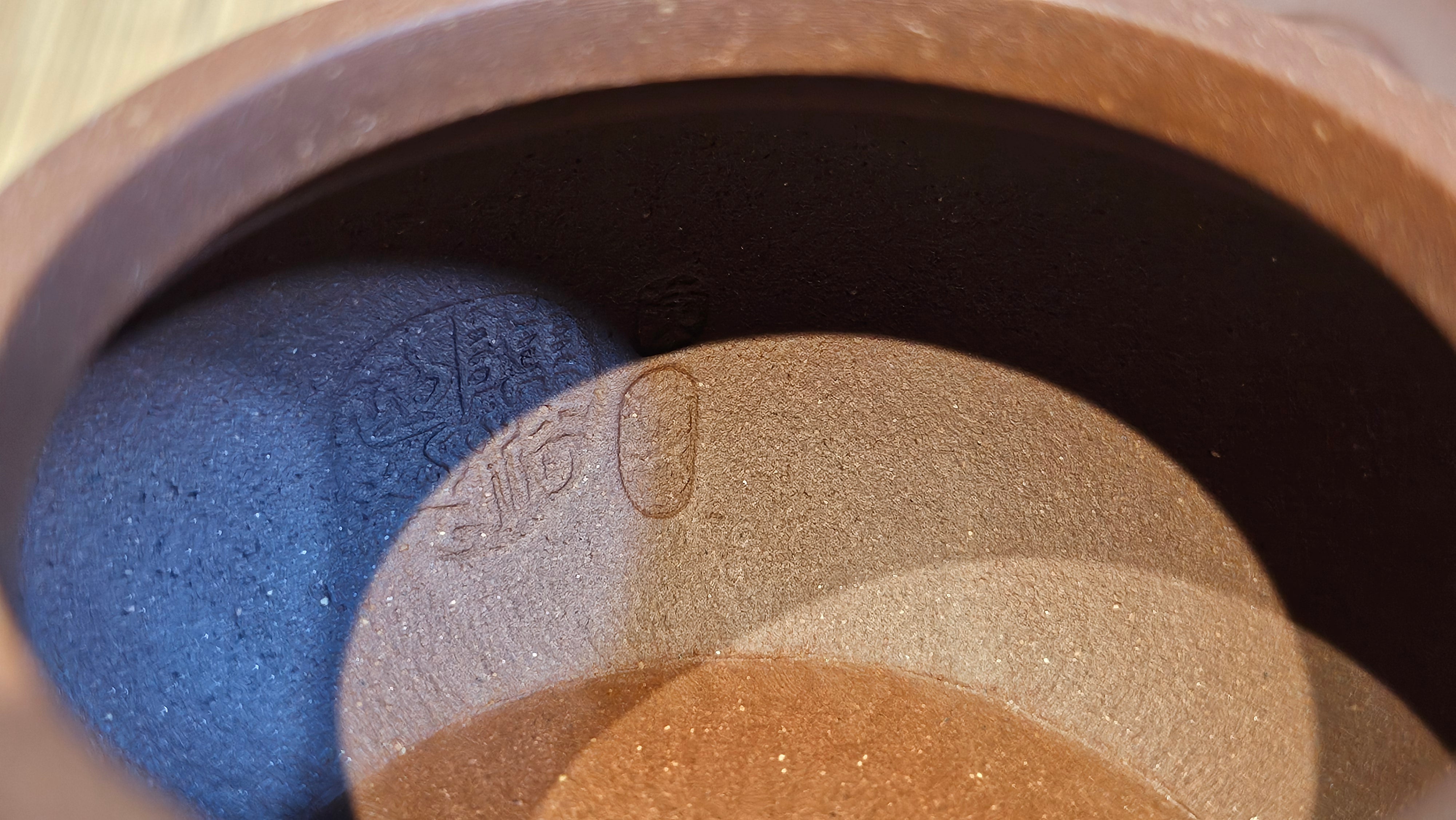 Fang Gu 仿古, 210.3ml, Di Cao Qing Zi Ni 底槽青紫泥, by our Collaborative Craftsman Chen Fa Chu 陈法初 ~ Congratulations to Mr T.B., 2112hrs, Los Angeles, CA.