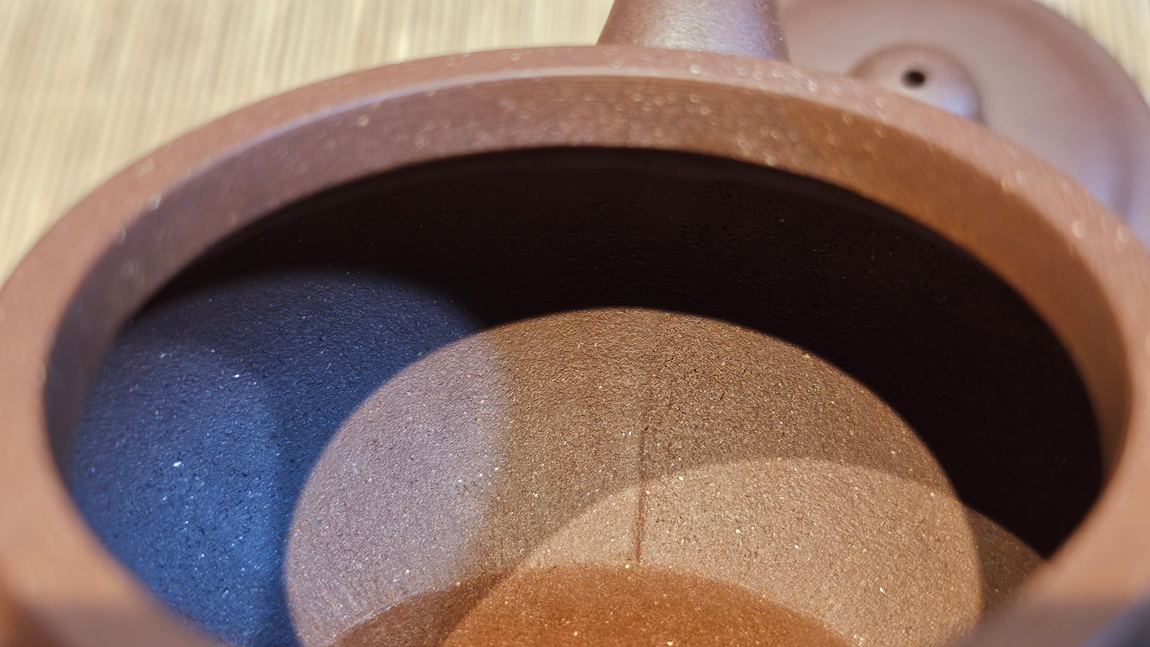 Fang Gu 仿古, 210.3ml, Di Cao Qing Zi Ni 底槽青紫泥, by our Collaborative Craftsman Chen Fa Chu 陈法初 ~ Congratulations to Mr T.B., 2112hrs, Los Angeles, CA.