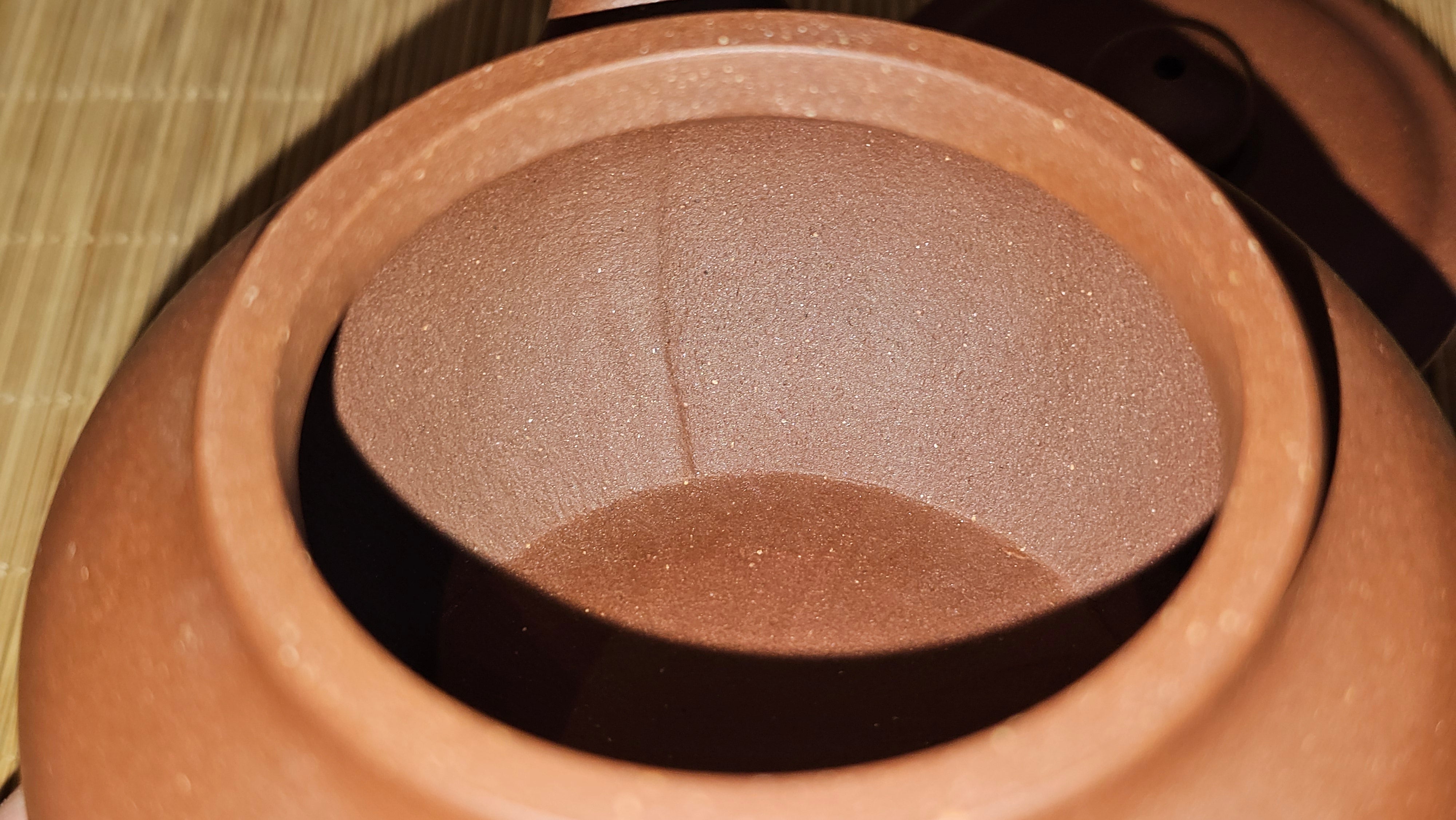 Fang Gu 仿古, 210.3ml, Di Cao Qing Zi Ni 底槽青紫泥, by our Collaborative Craftsman Chen Fa Chu 陈法初 ~ Congratulations to Mr T.B., 2112hrs, Los Angeles, CA.