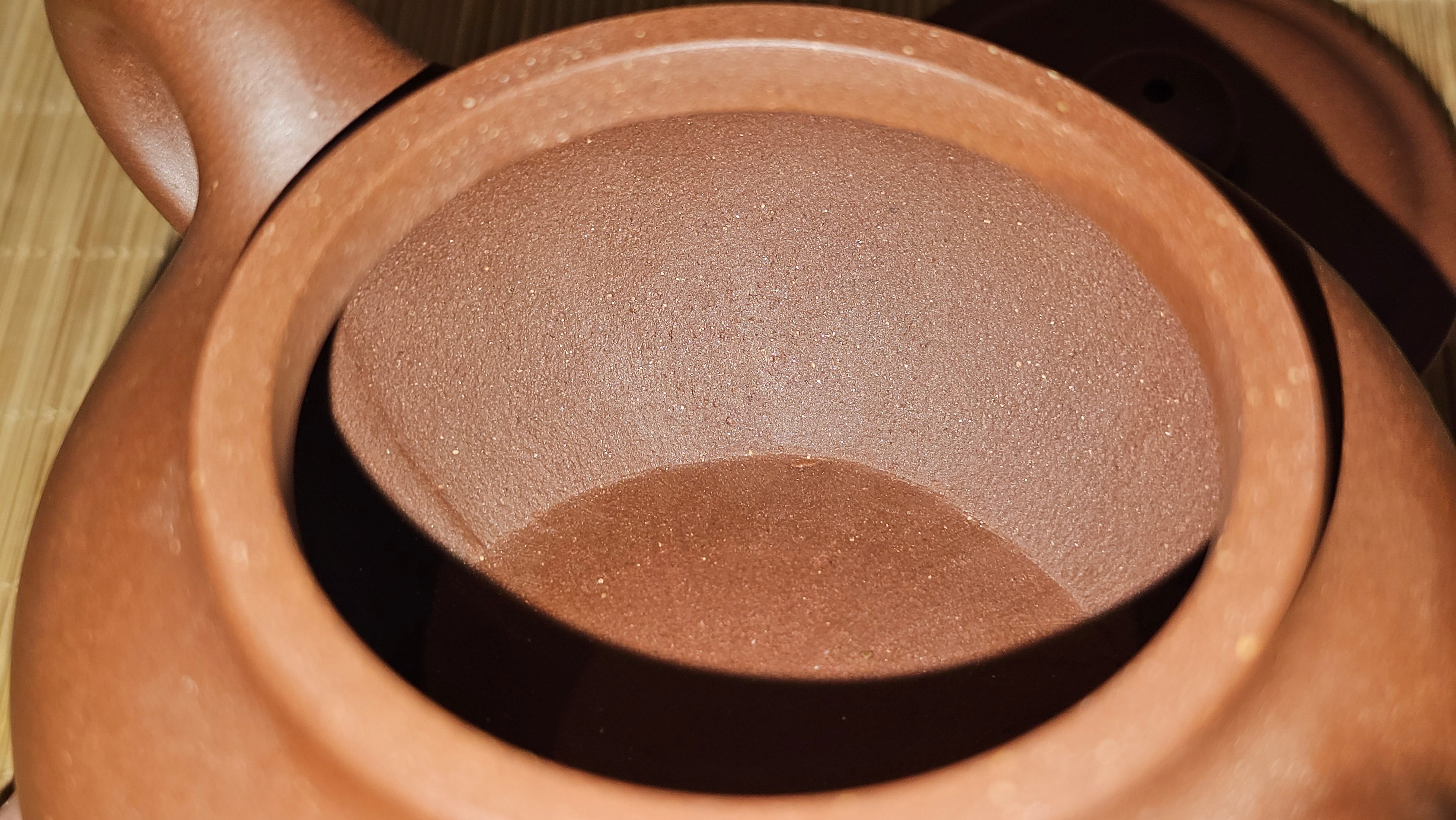 Fang Gu 仿古, 210.3ml, Di Cao Qing Zi Ni 底槽青紫泥, by our Collaborative Craftsman Chen Fa Chu 陈法初 ~ Congratulations to Mr T.B., 2112hrs, Los Angeles, CA.