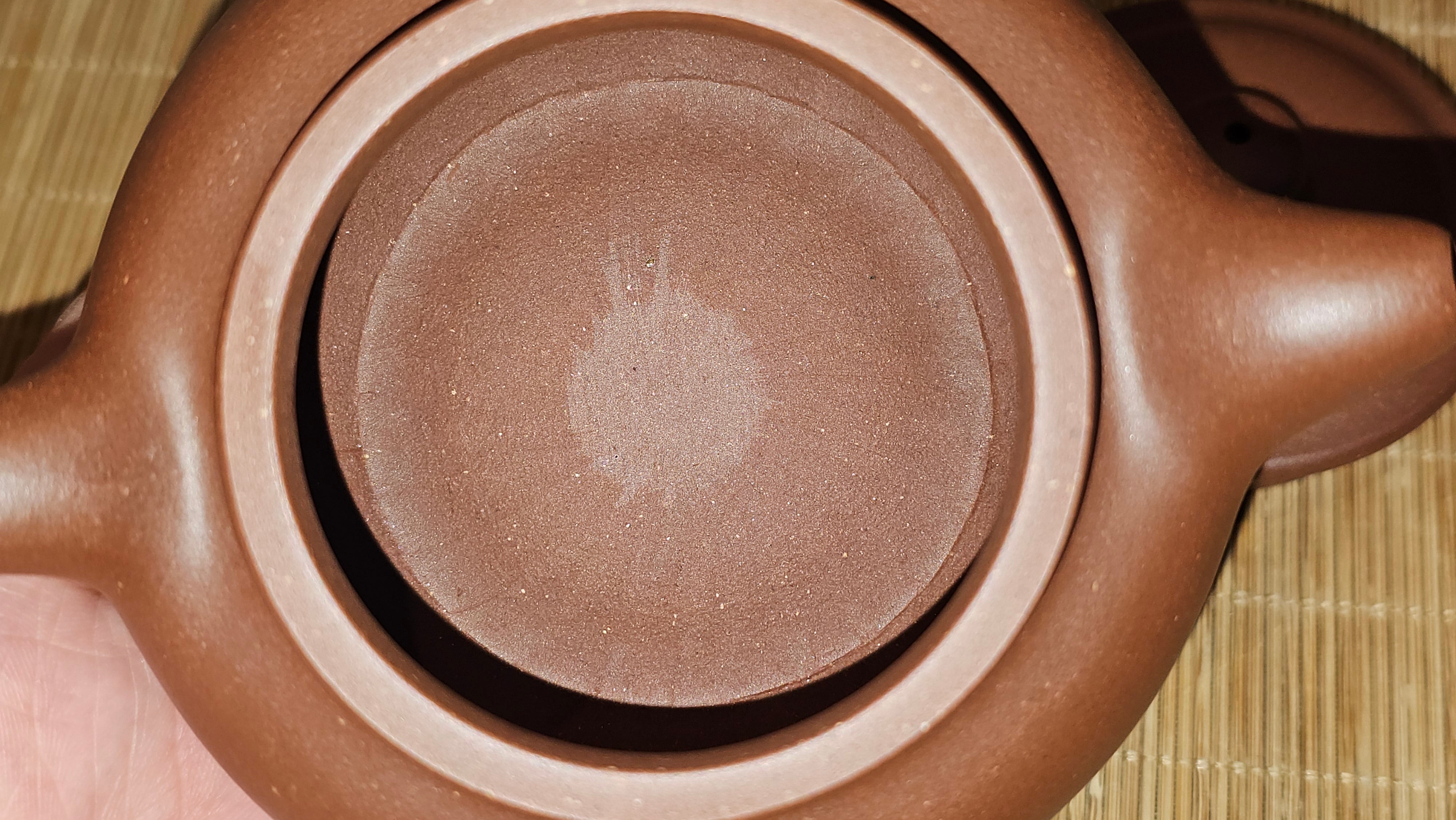 Fang Gu 仿古, 210.3ml, Di Cao Qing Zi Ni 底槽青紫泥, by our Collaborative Craftsman Chen Fa Chu 陈法初 ~ Congratulations to Mr T.B., 2112hrs, Los Angeles, CA.