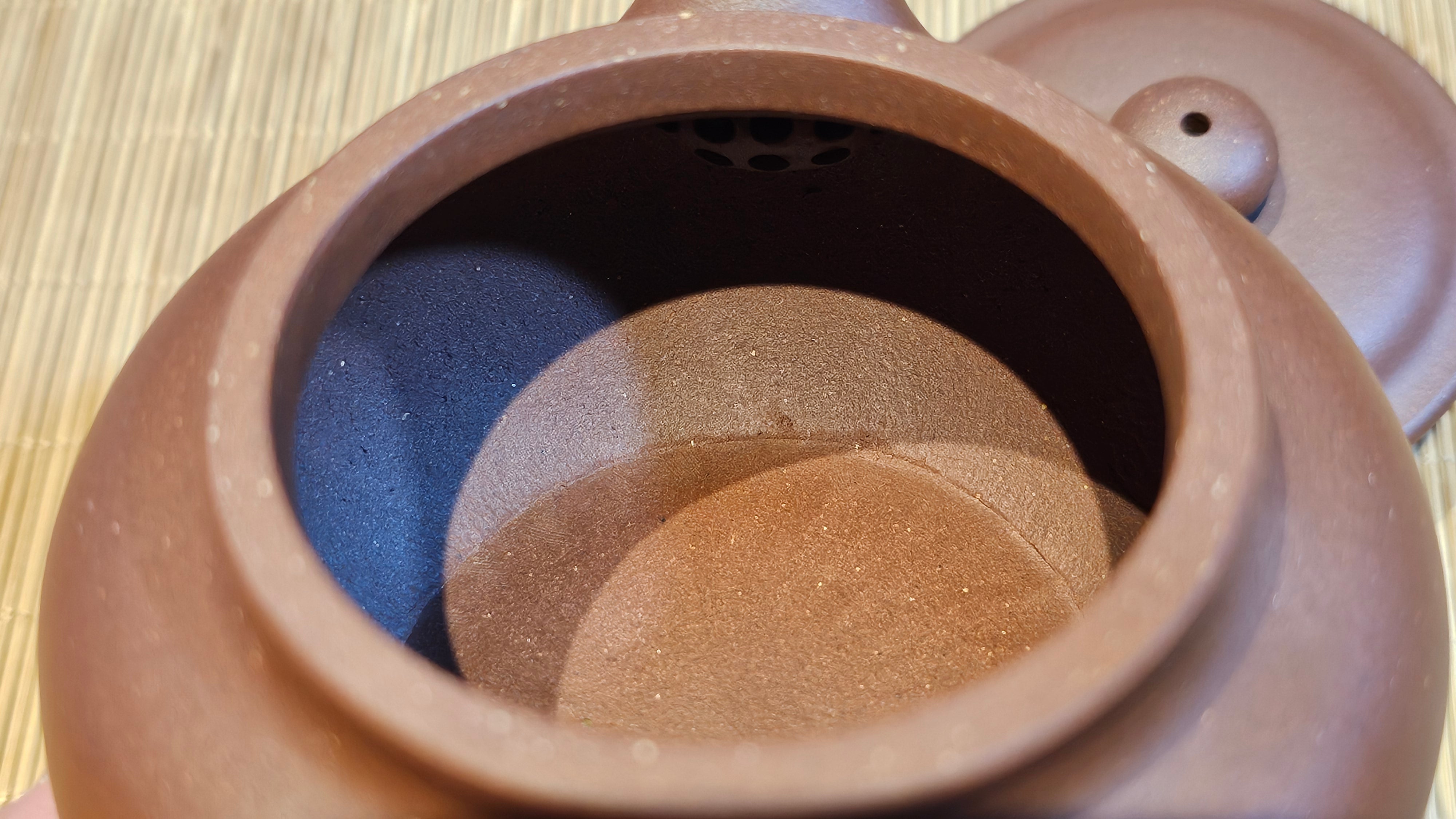 Fang Gu 仿古, 210.3ml, Di Cao Qing Zi Ni 底槽青紫泥, by our Collaborative Craftsman Chen Fa Chu 陈法初 ~ Congratulations to Mr T.B., 2112hrs, Los Angeles, CA.